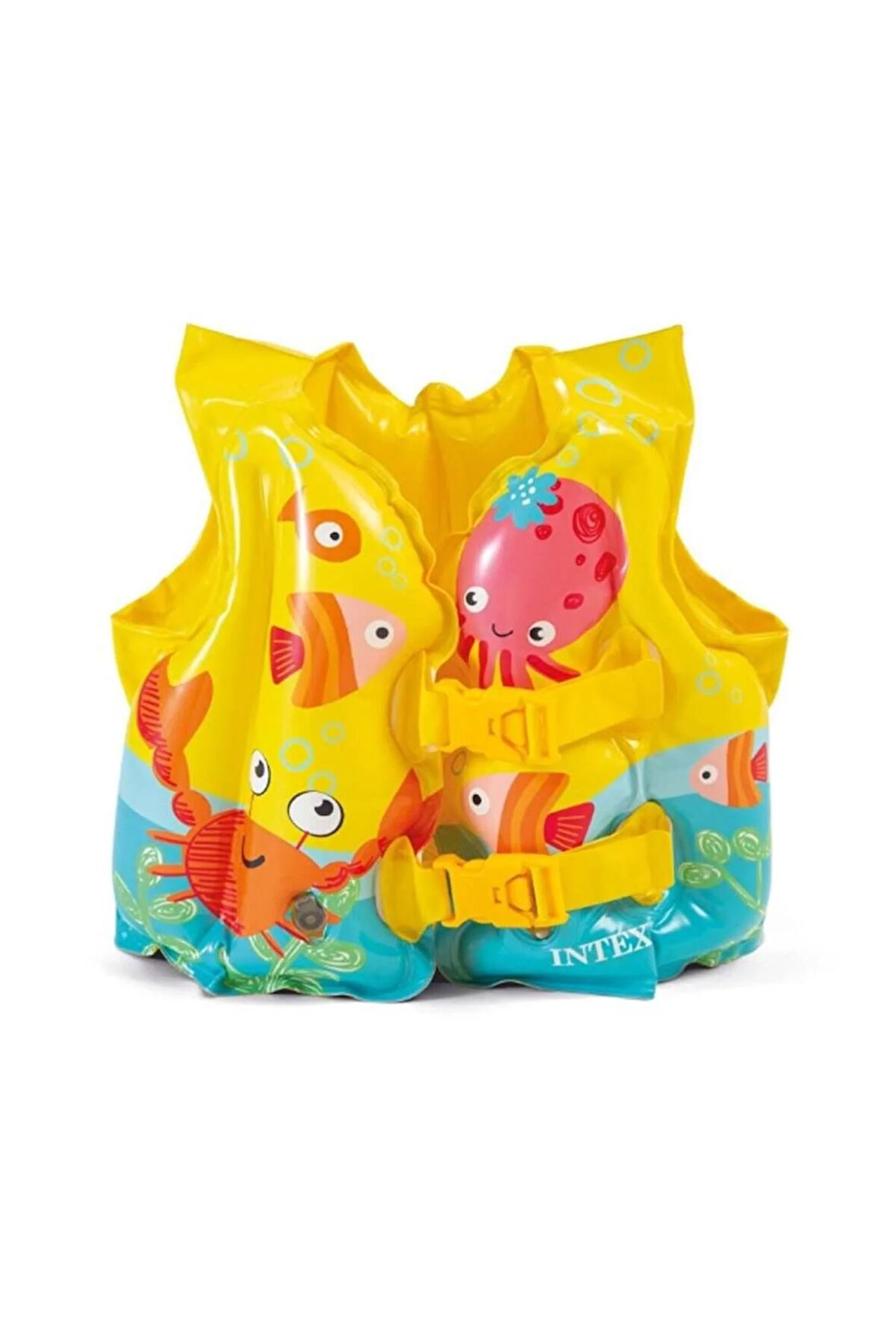 Erkek Çocuk Oyuncak Intex Balık Desenli Baskılı Yelek 41x30cm (3-5 Yaş) Kız Çocuk Eğitici Oyuncaklar