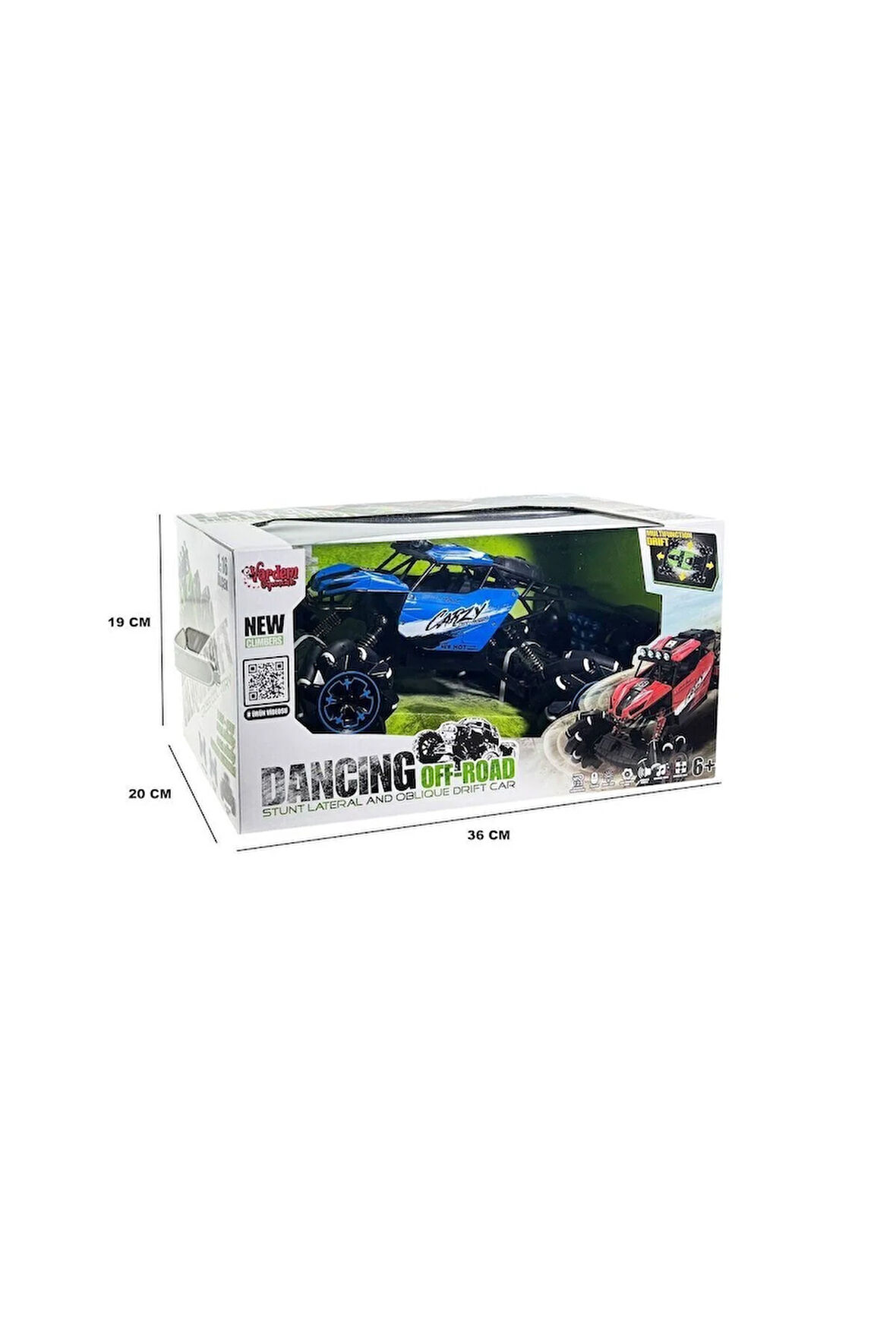 Erkek Çocuk Oyuncak RQ2051 Kumandalı Şarjlı Off Road Arazi Arabası 1:16 Kız Çocuk Eğitici Oyuncaklar
