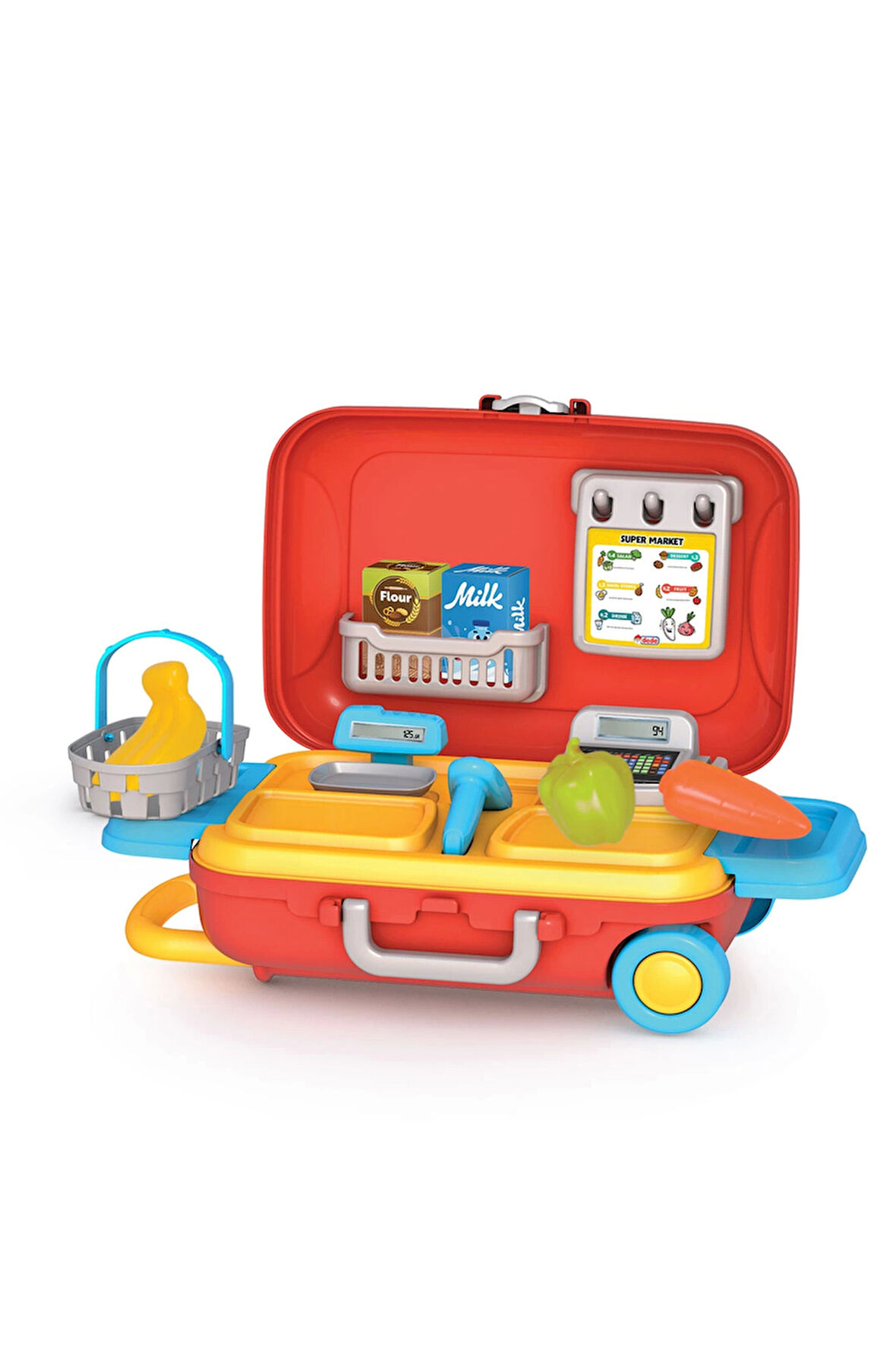 Erkek Çocuk Oyuncak Candy & Ken Market Set Bavulum Kız Çocuk Eğitici Oyuncaklar