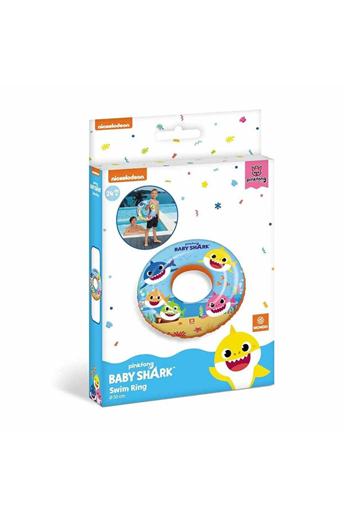 Erkek Çocuk Oyuncak Baby Shark Can Simidi 50cm Kız Çocuk Eğitici Oyuncaklar