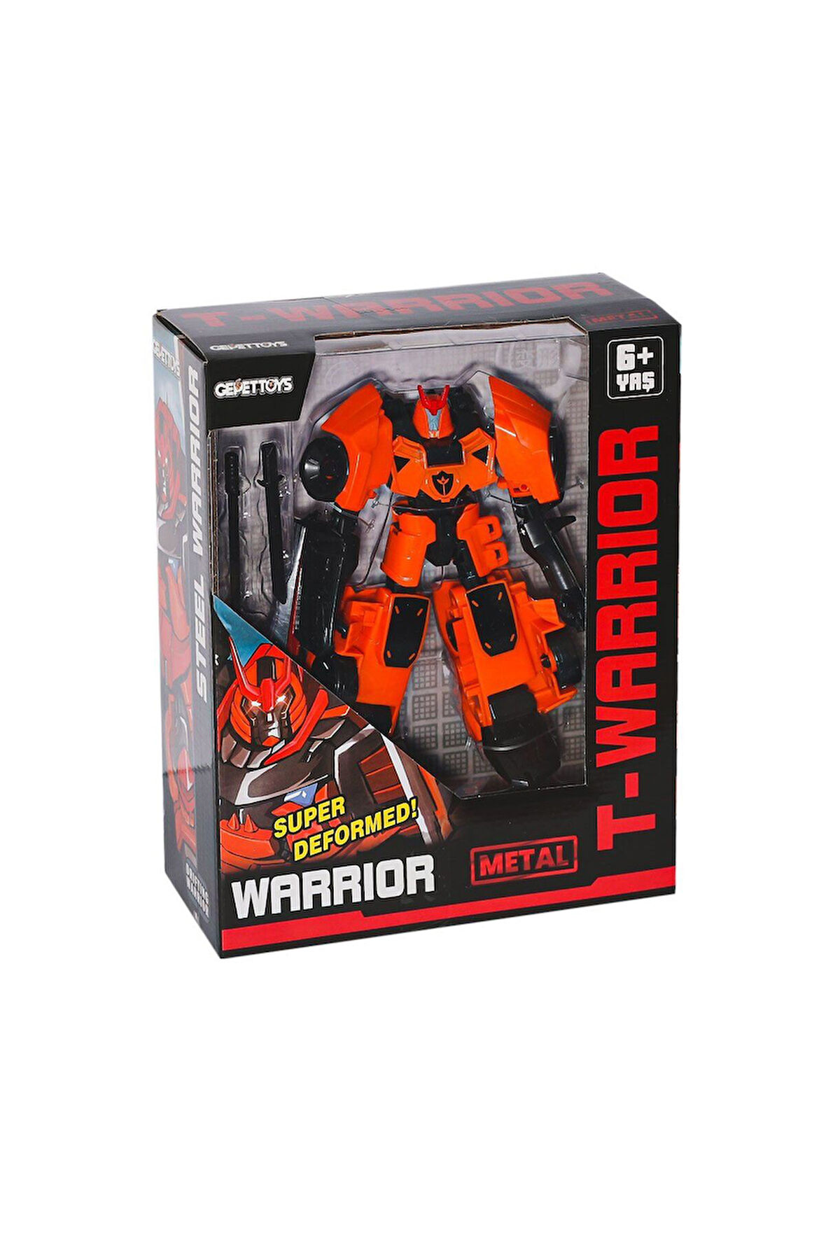 Erkek Çocuk Oyuncak LJ1654 Metal Dönüşebilen Robot -Gepettoys Kız Çocuk Eğitici Oyuncaklar