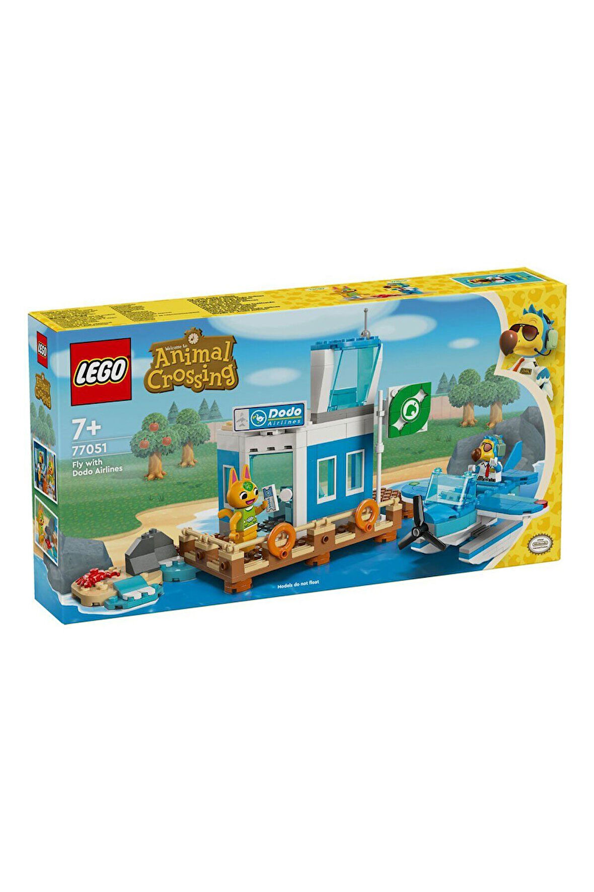 Erkek Çocuk Oyuncak 77051 Animal Crossing Dodo Airlines ile Uçun 292 parça +7 yaş Kız Çocuk Eğitici
