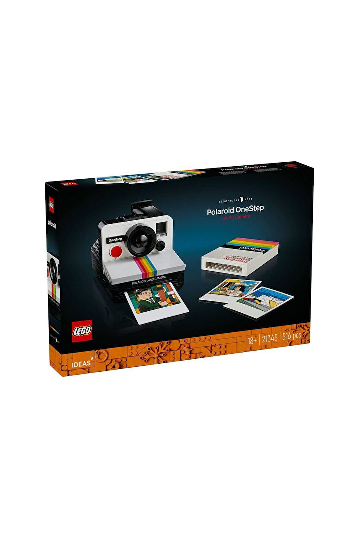 Erkek Çocuk Oyuncak 21345 Polaroid OneStep SX-70 Kamera 516 parça +18 yaş Kız Çocuk Eğitici Oyu