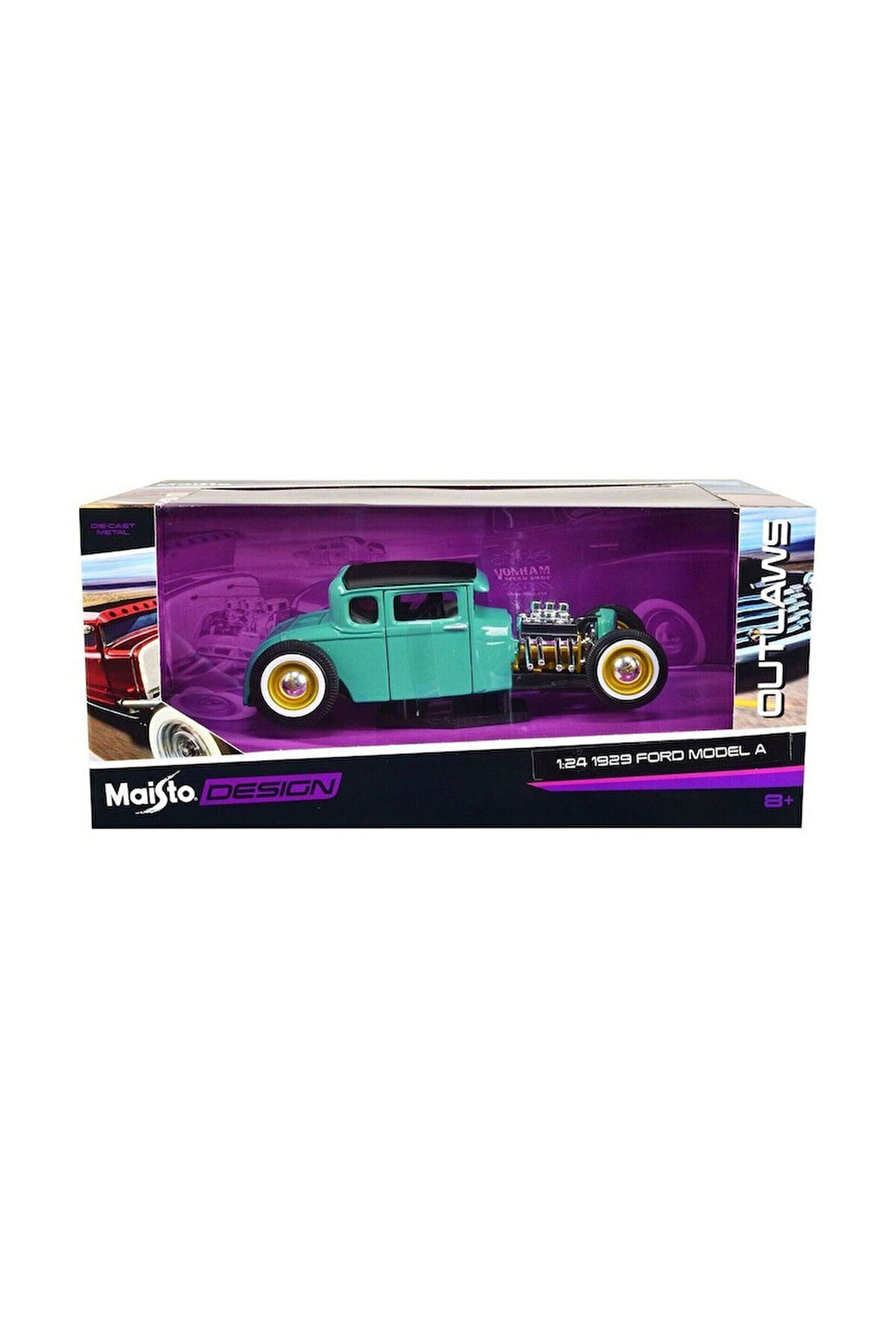 Erkek Çocuk Oyuncak MAY 31354 1929 Ford Model Araba 1:24 -Necotoys Kız Çocuk Eğitici Oyuncaklar