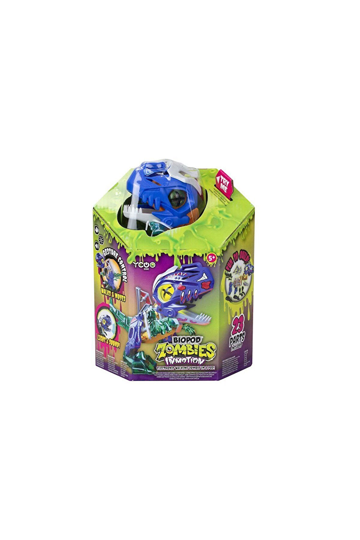 Erkek Çocuk Oyuncak SIL 88094 Silverlit Biopod Zombies Inmotion Hareketli Dinazor Robot Kız Çocuk Eğ
