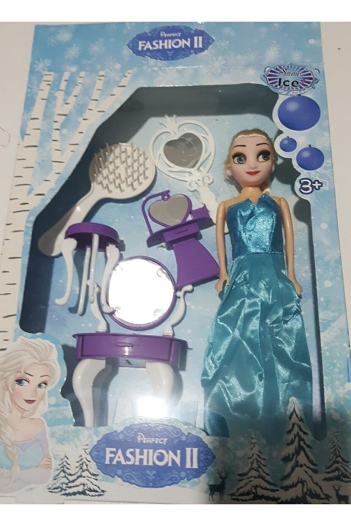 Çocuk Gelişim Oyuncaklar Karlar Ülkesi Elsa Aksesuarlı Şarkı Söyleyen Oyuncak Bebek 30Cm Kız Erkek Ç