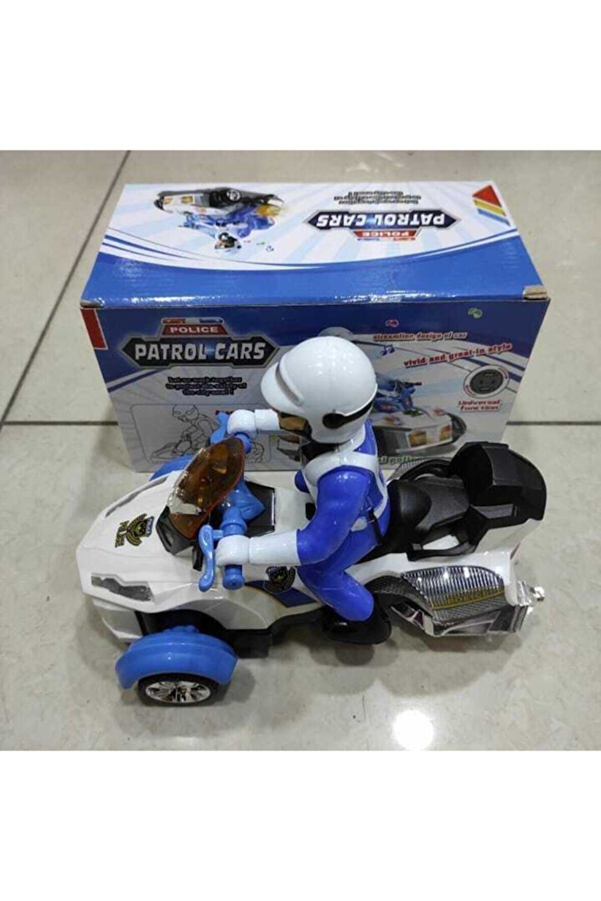 Çocuk Gelişim Oyuncaklar Police Patrol Cars Motor Atv Polis 902a Kız Erkek Çocuk Oyuncak