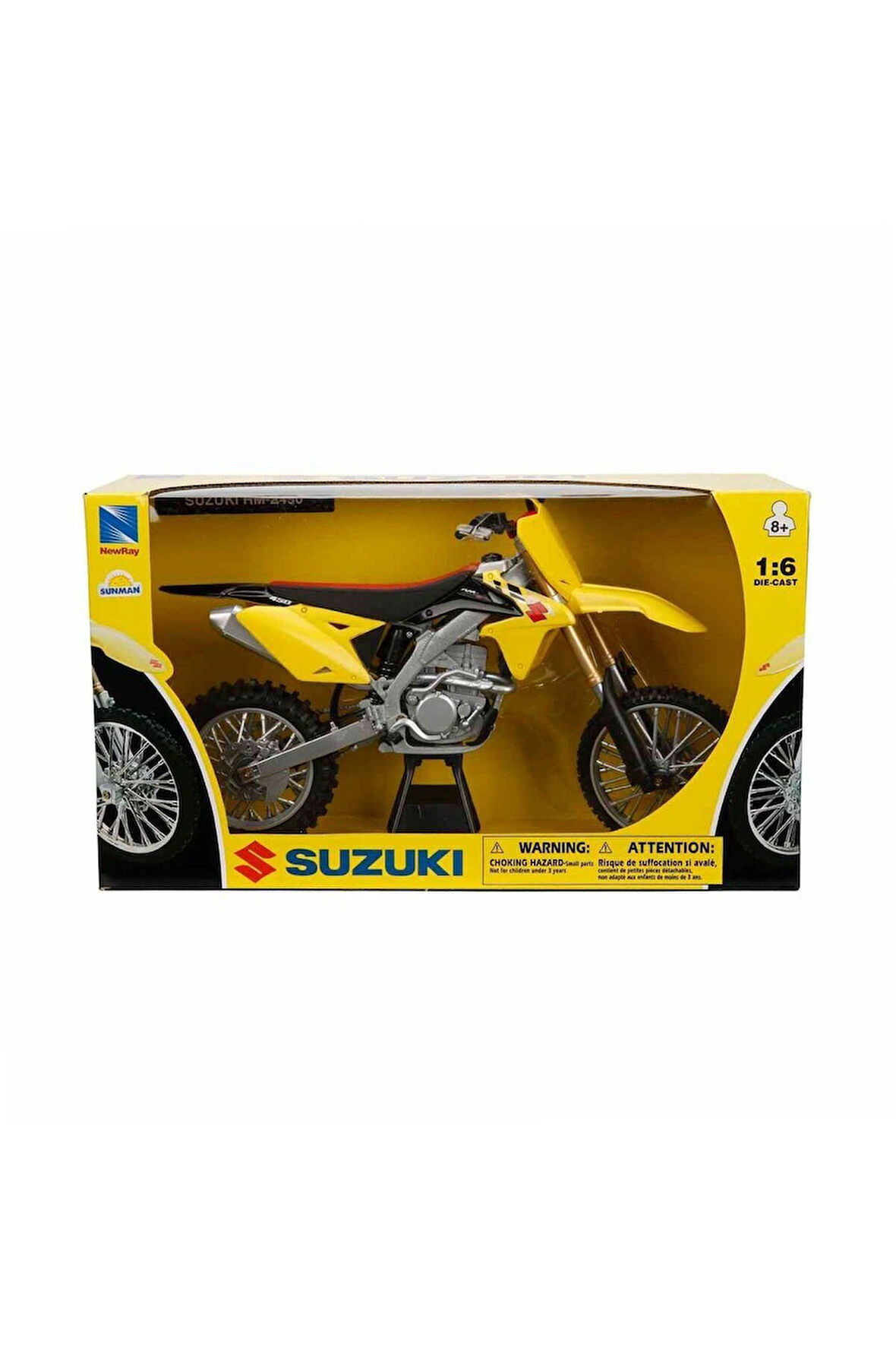 Erkek Çocuk Oyuncak 49473 1:6 Suzuki RM-Z450 Model Motosiklet -Sunman Kız Çocuk Eğitici Oyuncaklar