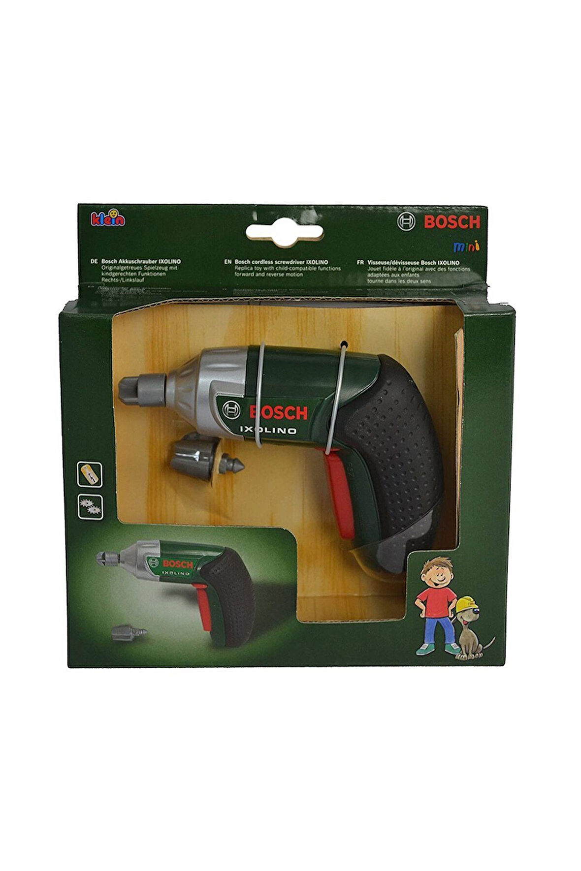 Erkek Çocuk Oyuncak 8602 Bosch Ixolino Sesli ve Işıklı Oyuncak Matkap Tamir Seti Kız Çocuk Eğitici O