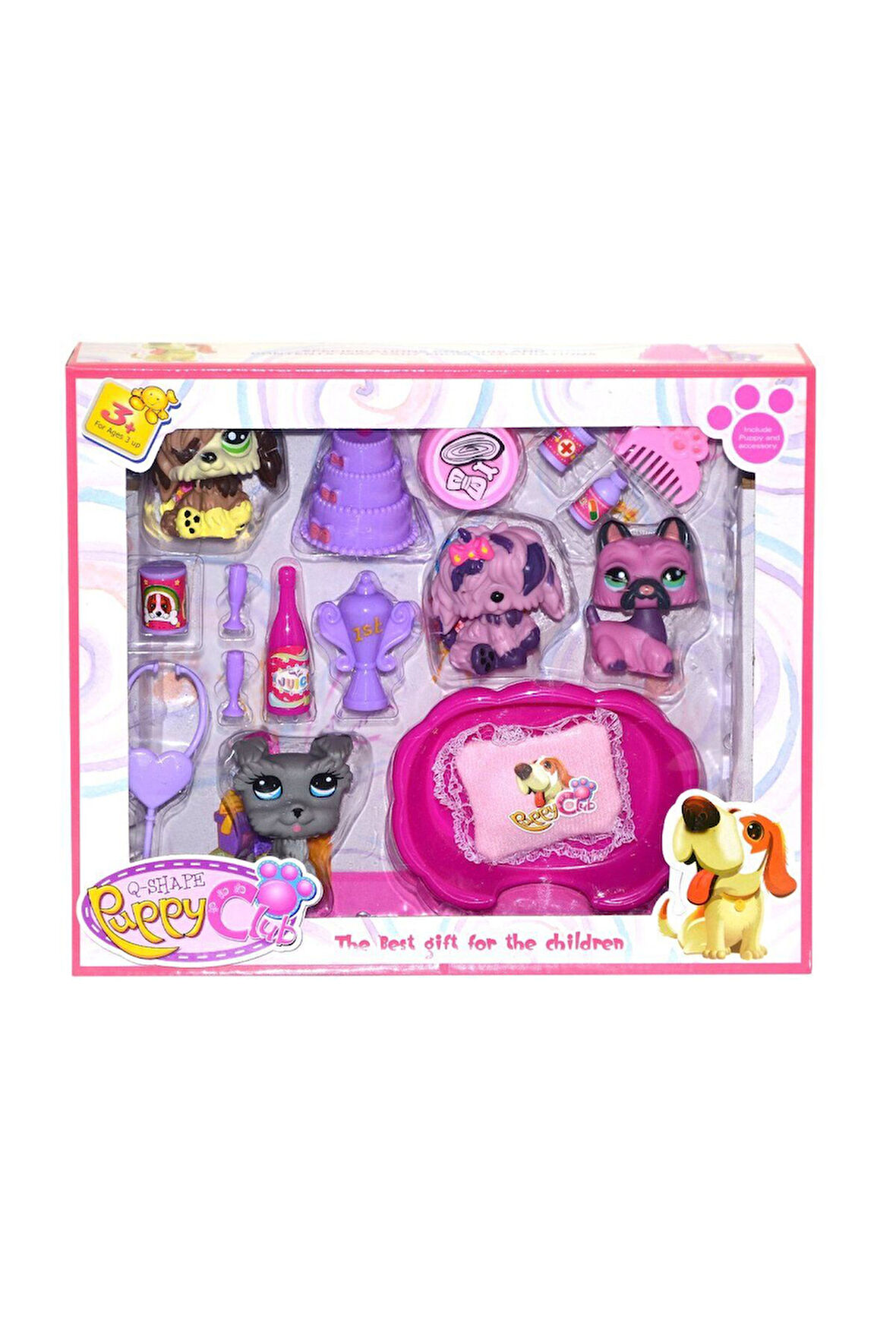 Erkek Çocuk Oyuncak CL2105ABC Puppy Club Köpekçik Oyun Seti Kız Çocuk Eğitici Oyuncaklar