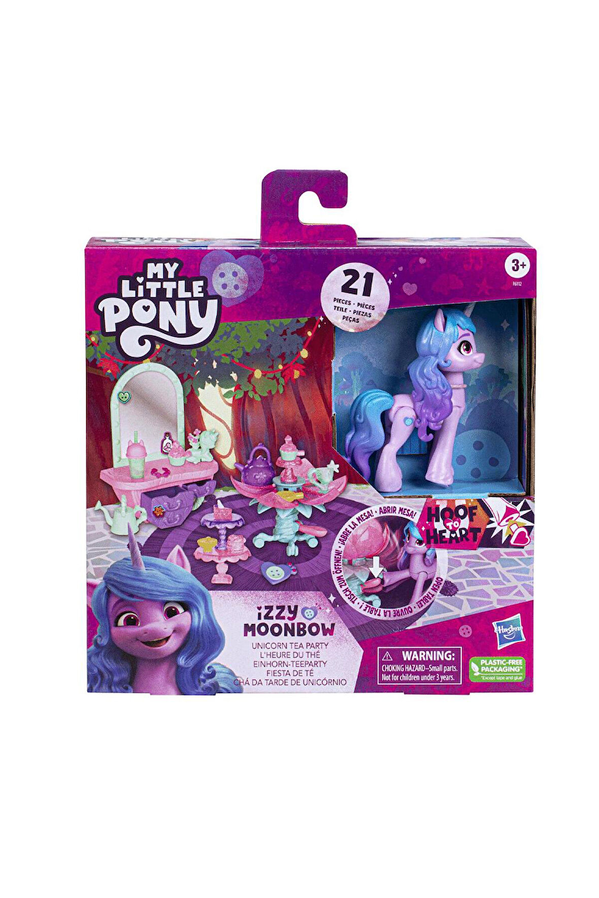 Erkek Çocuk Oyuncak F6112 My Little Pony Izzy Moonbow Unicorn Çay Partisi Kız Çocuk Eğitici Oyuncakl