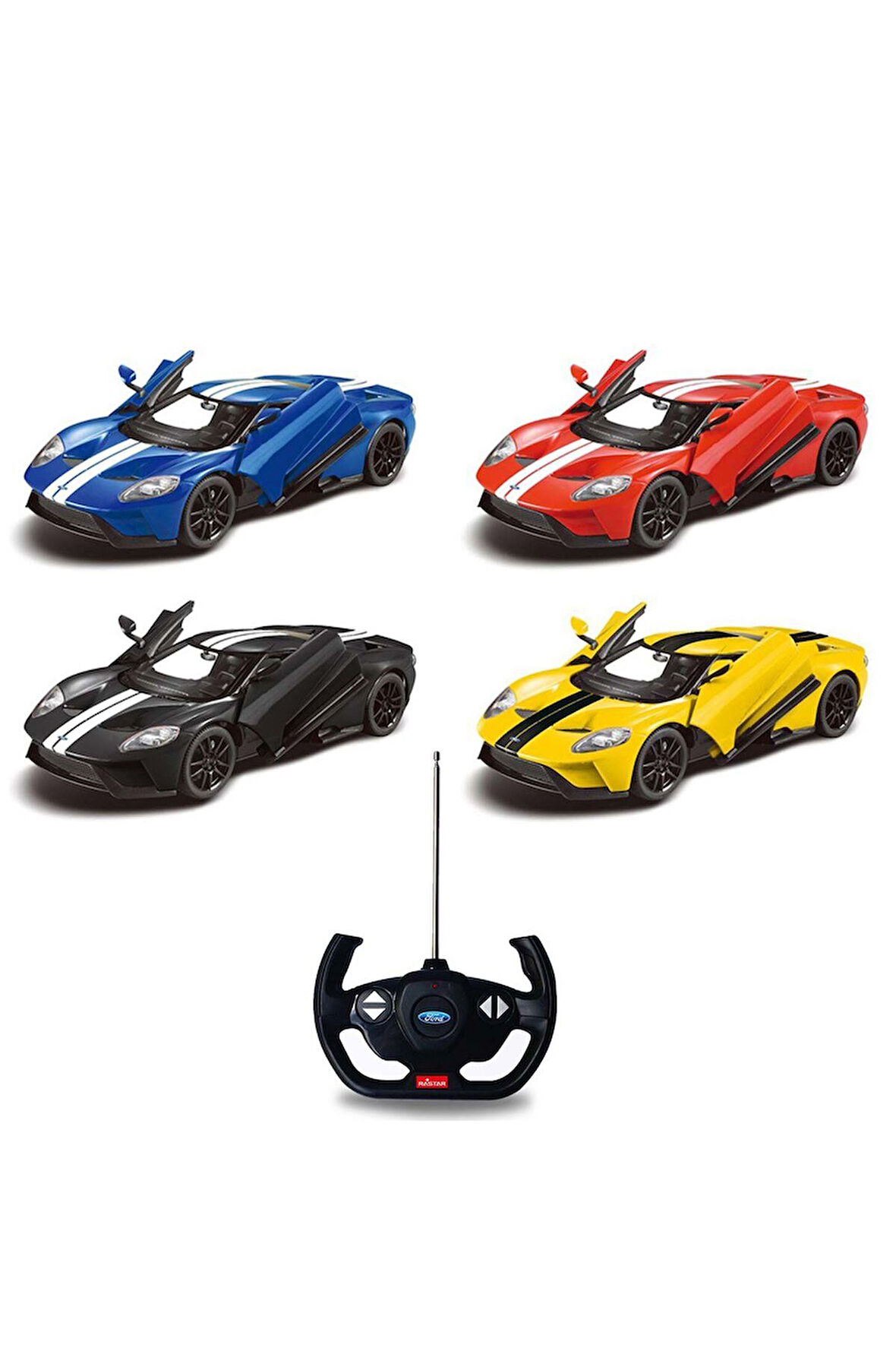 Erkek Çocuk Oyuncak Rastar 1:14 Kumandalı Ford Gt Kız Çocuk Eğitici Oyuncaklar