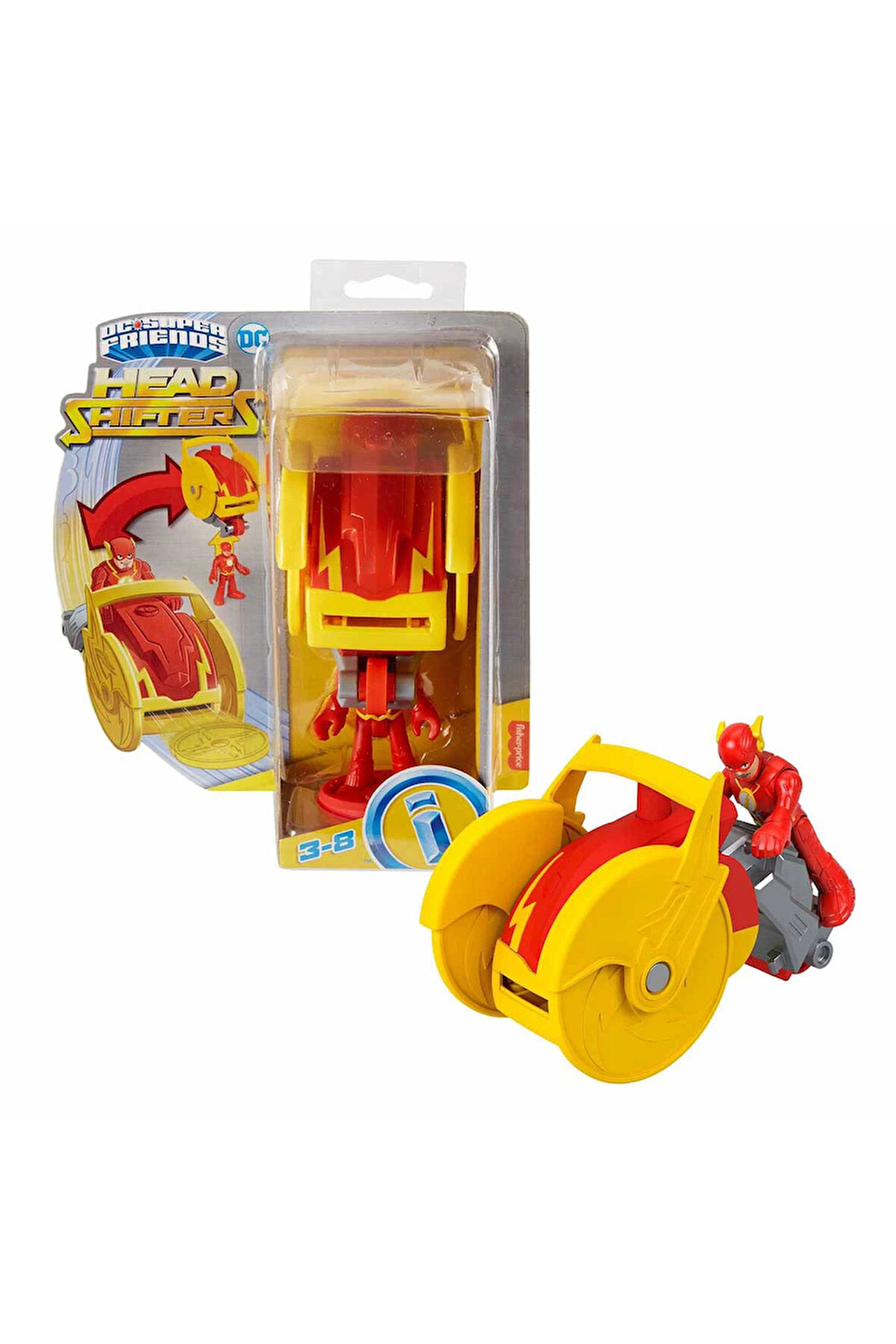 Imaginext Super Friends Head Shifters HGX78 Kız Çocuk Erkek Çocuk Oyuncak Eğitici Oyuncaklar