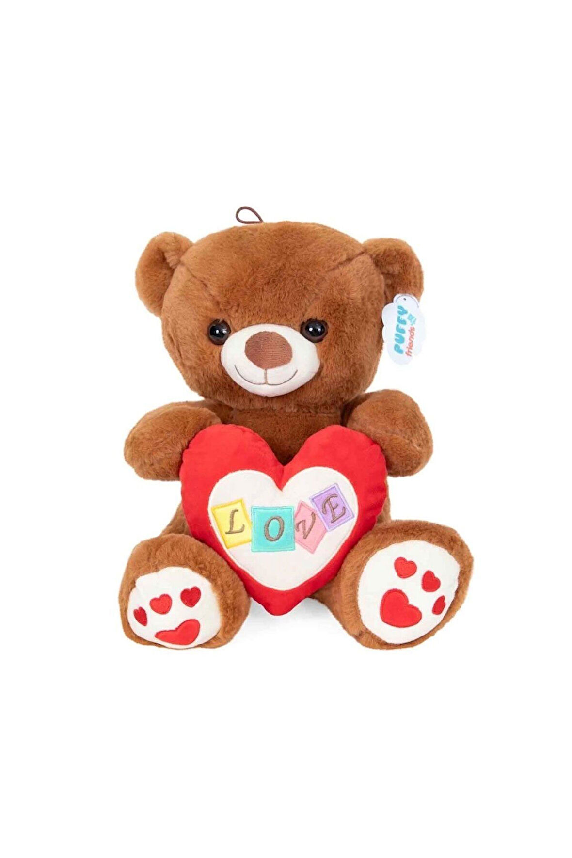 Erkek Çocuk Oyuncak 4762 Peluş Ayı Kalpli 30cm Kız Çocuk Eğitici Oyuncaklar