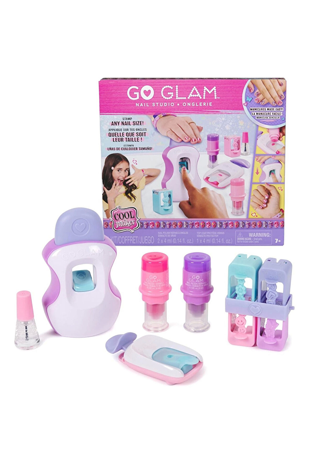 Erkek Çocuk Oyuncak Güzellik Seti Cool Maker Go Glam Tırnak Stüdyosu Kız Çocuk Eğitici Oyuncaklar