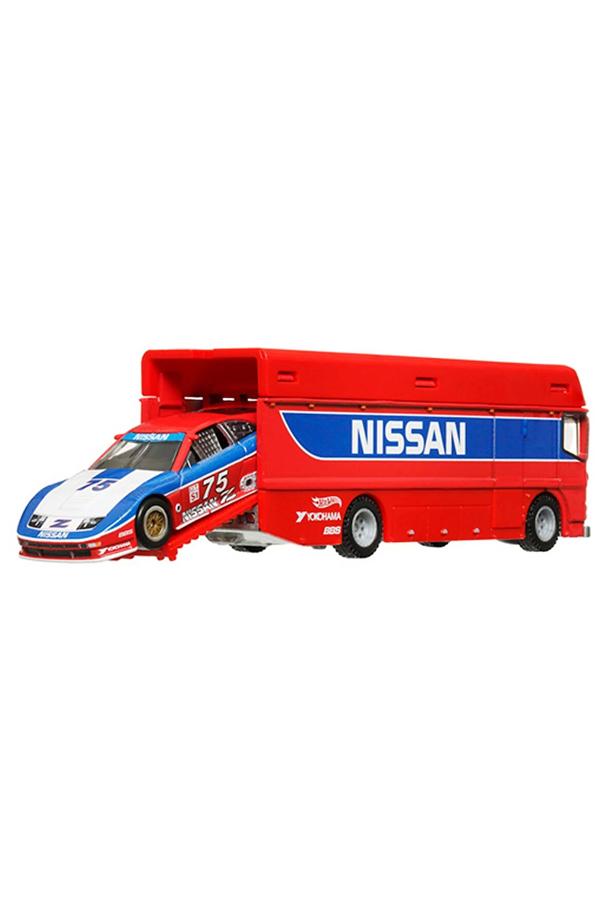 Erkek Çocuk Oyuncak Premium Team Transport Euro Hauler & 94 Nissan 300 ZX GTS HRV44 Kız Çocuk E