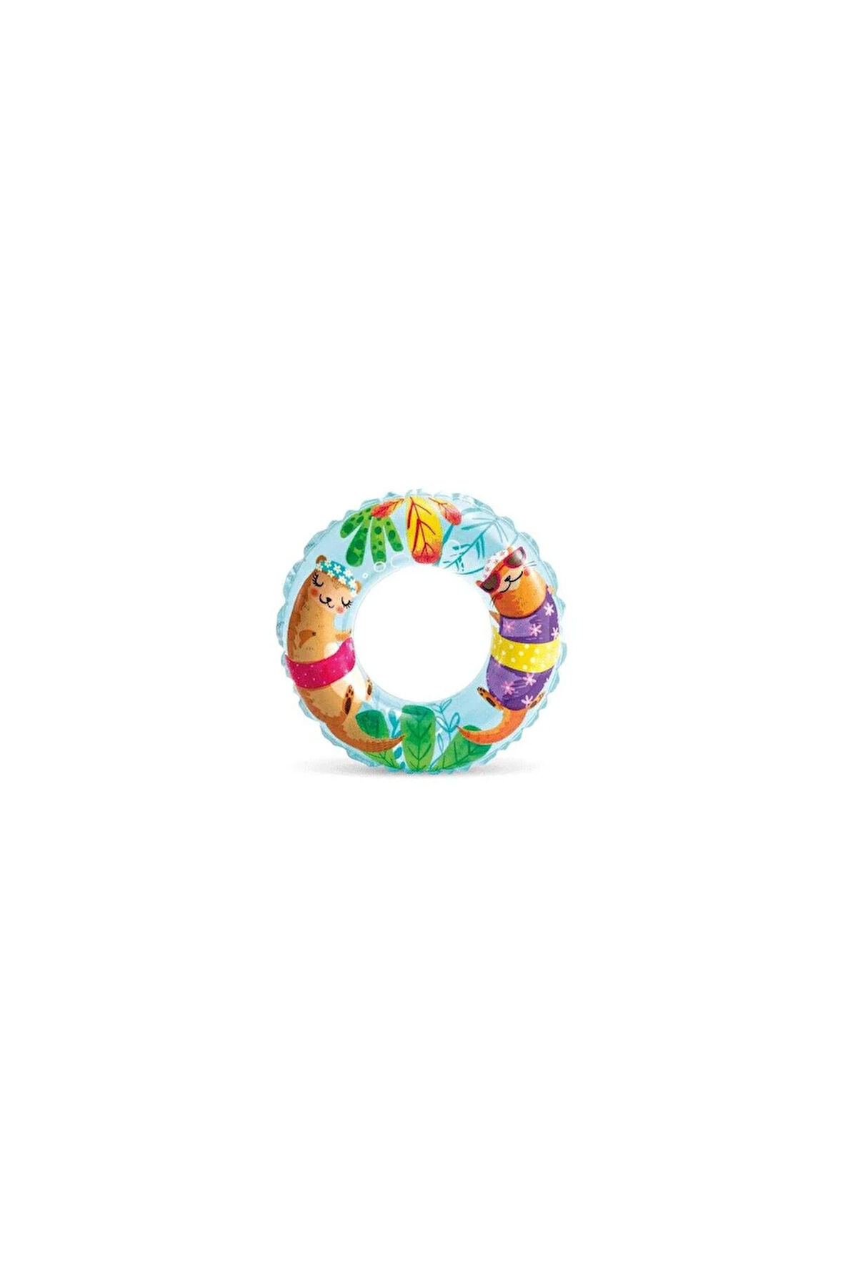 Erkek Çocuk Oyuncak IS59242 Şeffaf Baskılı Simit 61cm - 1adet Stokta Olan Gönderilir Kız Çocuk Eğiti