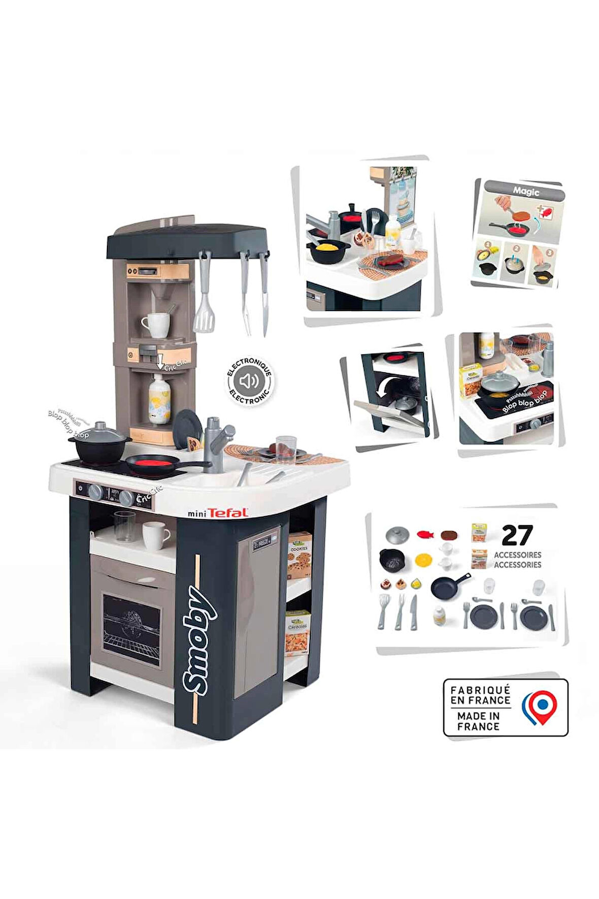 Erkek Çocuk Oyuncak Smoby Tefal Studio Mutfak 7600311056 Kız Çocuk Eğitici Oyuncaklar