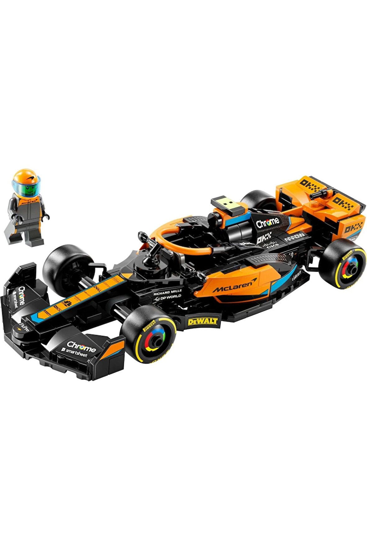 Erkek Çocuk Oyuncak Speed Champions 2023 McLaren Formula 1 Yarış Arabası 76919 Kız Çocuk Eğitici Oyu