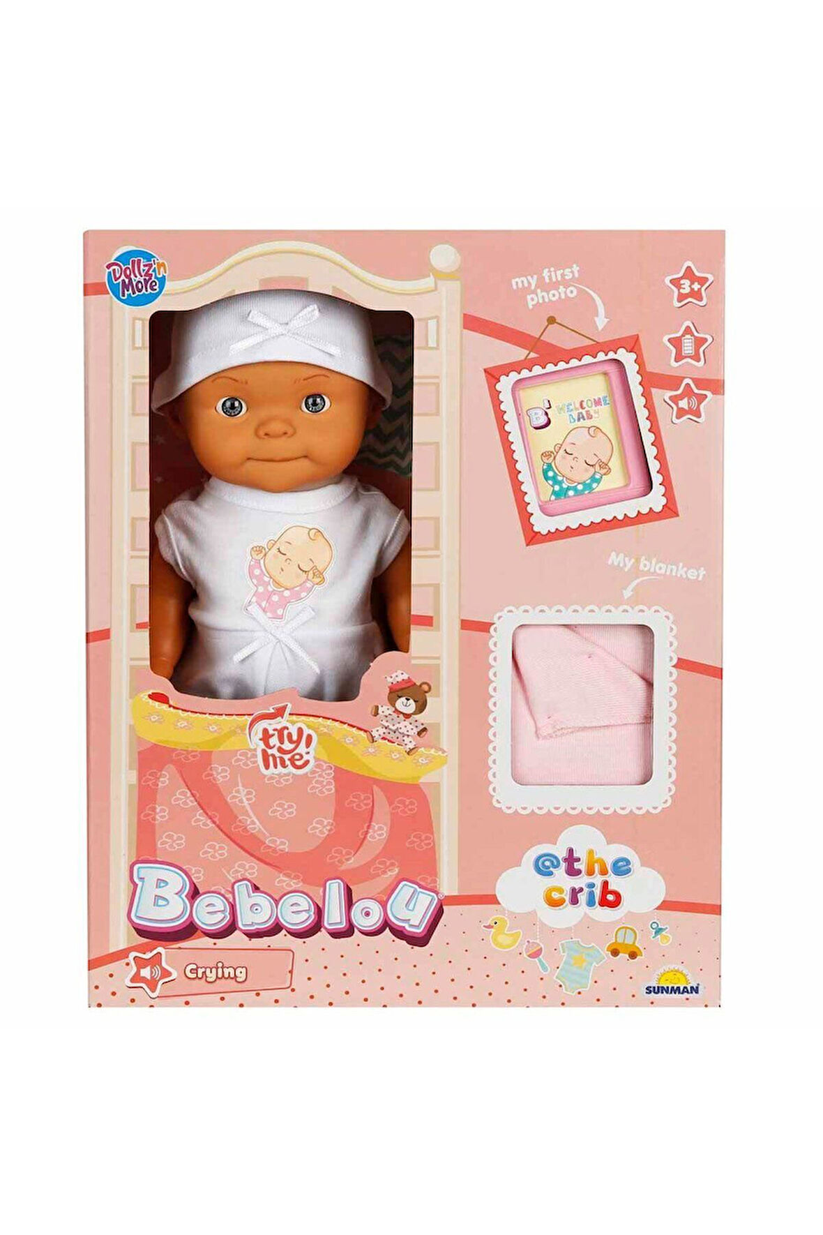 Erkek Çocuk Oyuncak 5683 Bebelou Sesli Hoş Geldin Bebeği 30cm -Sunman Kız Çocuk Eğitici Oyuncaklar