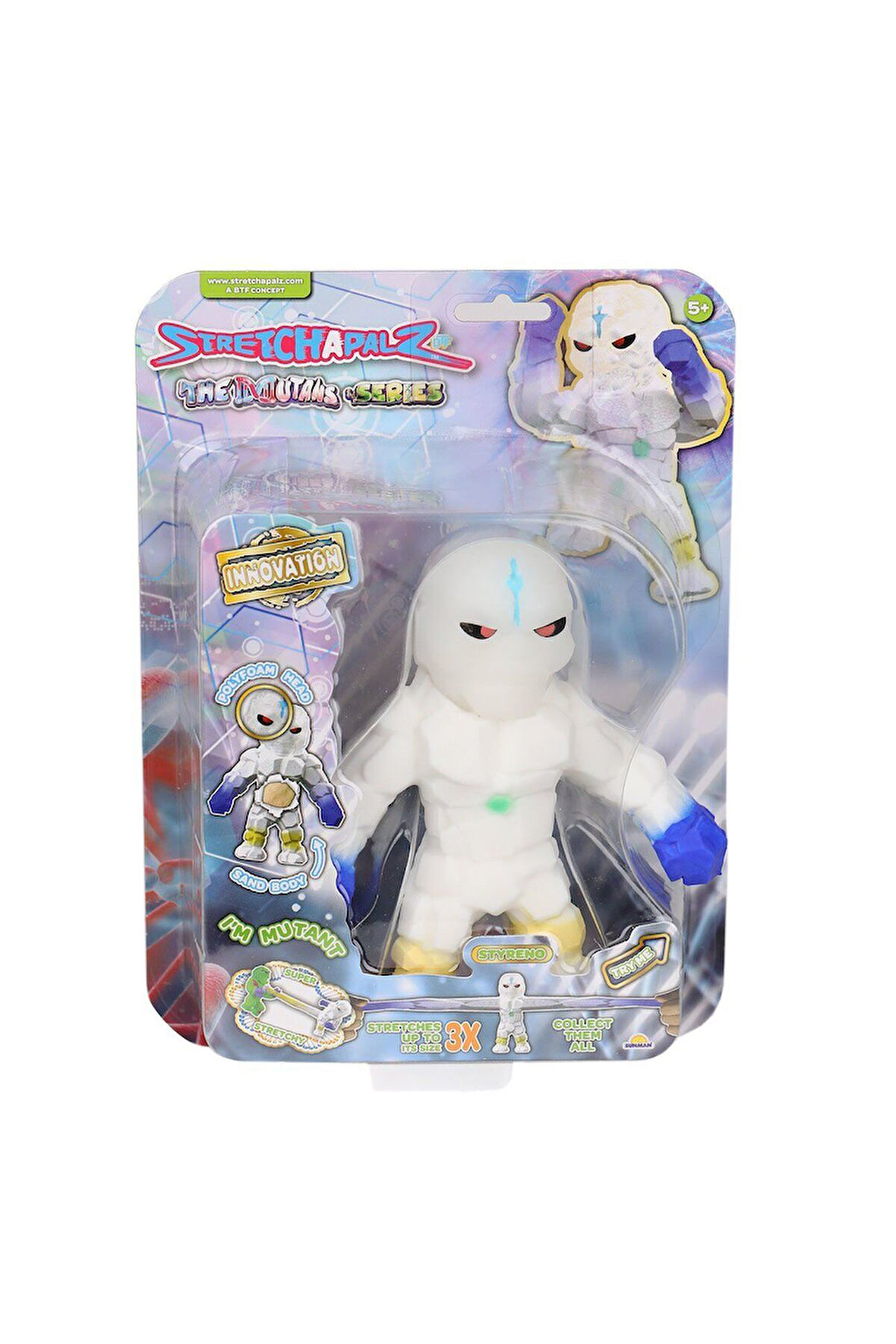 Erkek Çocuk Oyuncak 12357 Stretchapalz The Mutans Seri 14cm -Sunman Kız Çocuk Eğitici Oyuncaklar