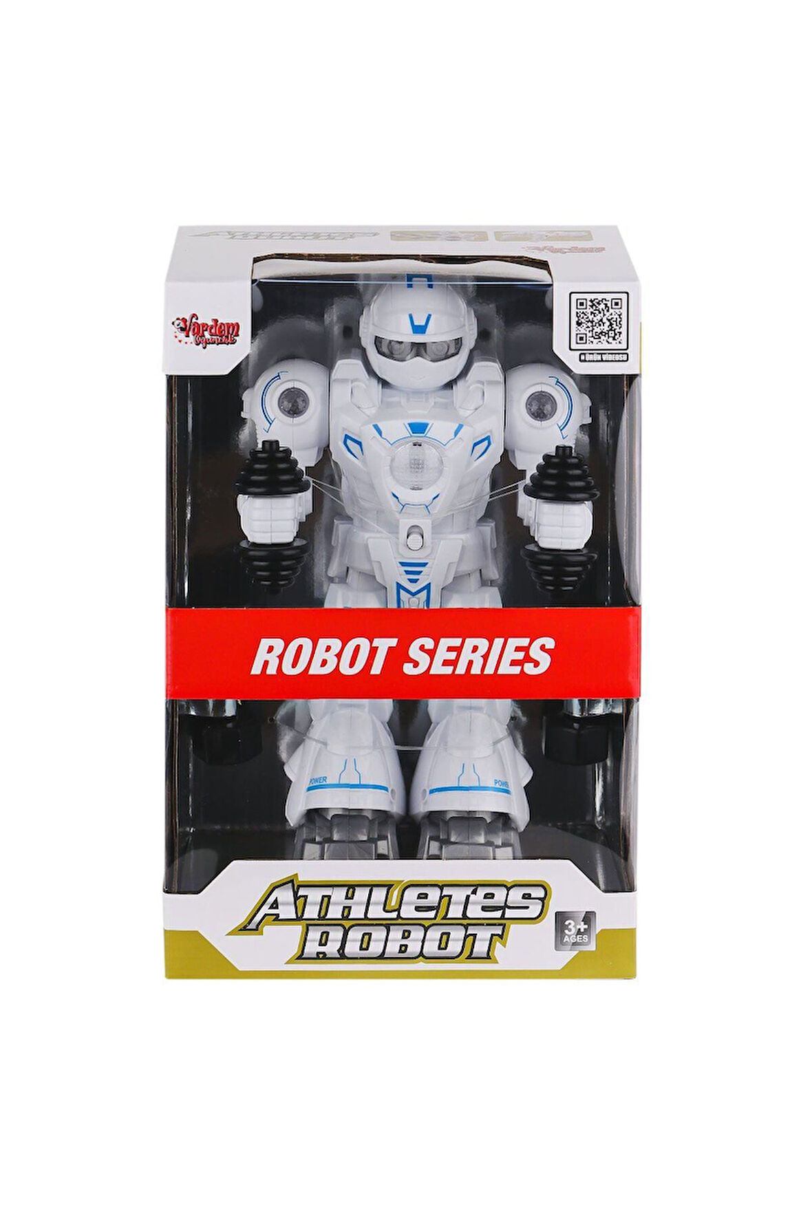 Erkek Çocuk Oyuncak DF-6026 Işıklı ve Müzikli Hareketli Atletik Sporcu Robot -Vardem Oyuncak Kız Çoc