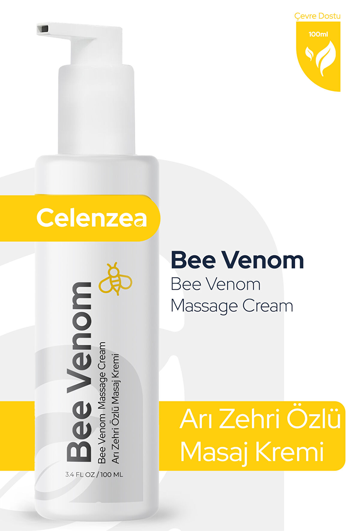 Arı Zehri Özlü Ağrı Kesici Masaj Kremi Pain Relief Massage Cream 100ml