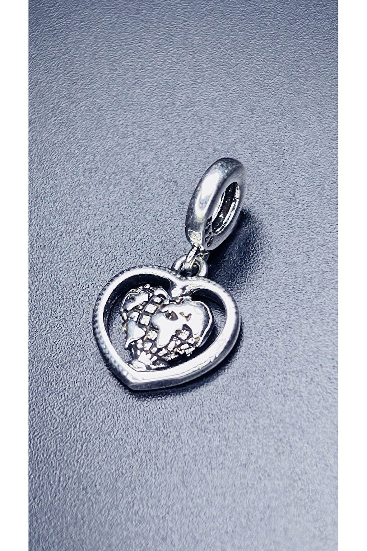 Aile Ve Kalp Dünya, Sallantılı, Pan Bileklik için Çelik Charm 16, Gümüş Renk (BİLEKLİK DAHİL DEĞİL)