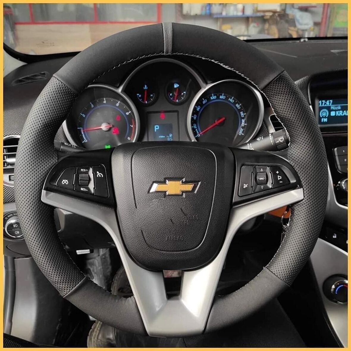 Chevrolet Cruze Noktalı Nubuk Gri Yüzüklü