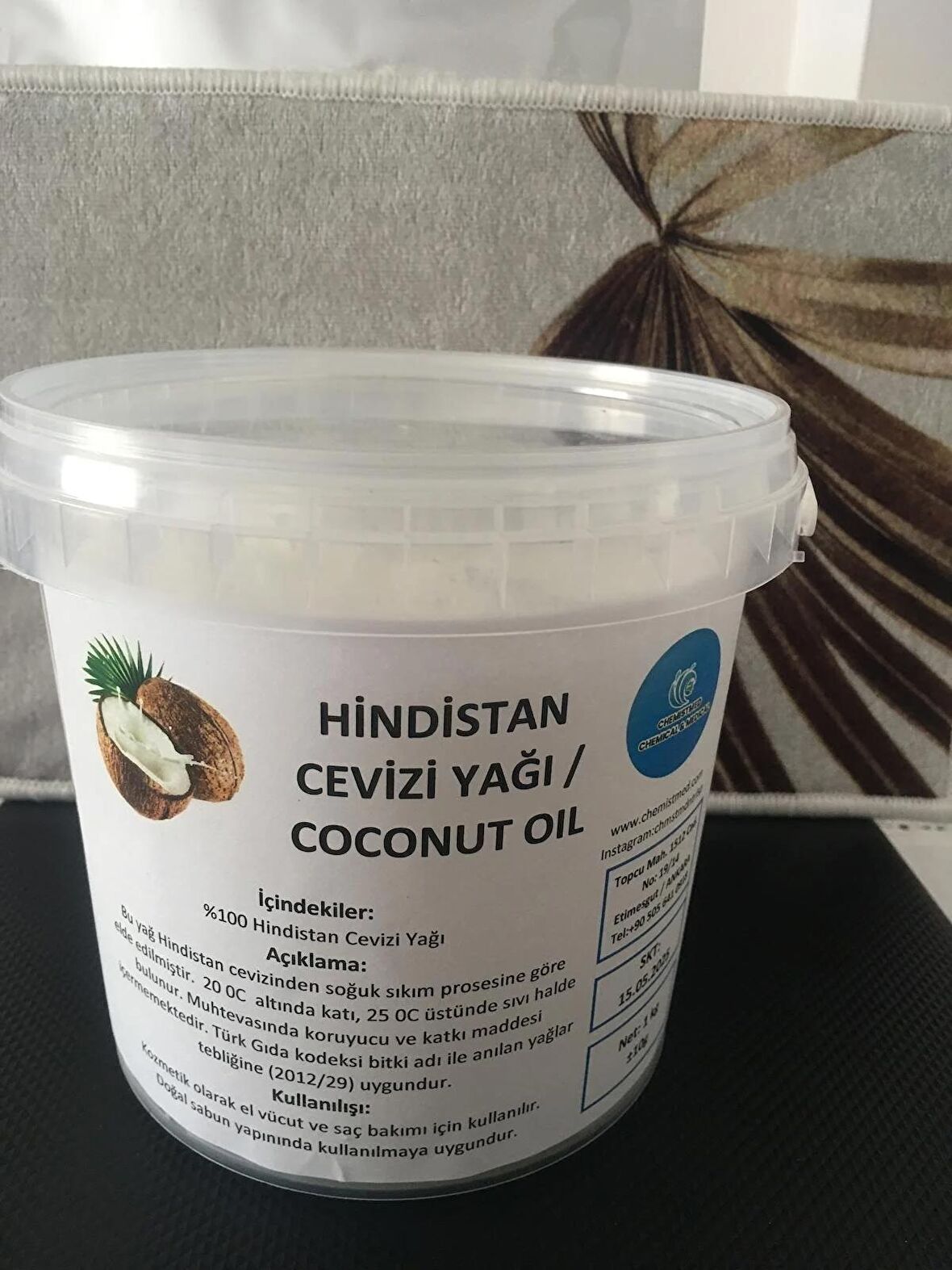 Hindistan Cevizi Yağı 1 Kg 