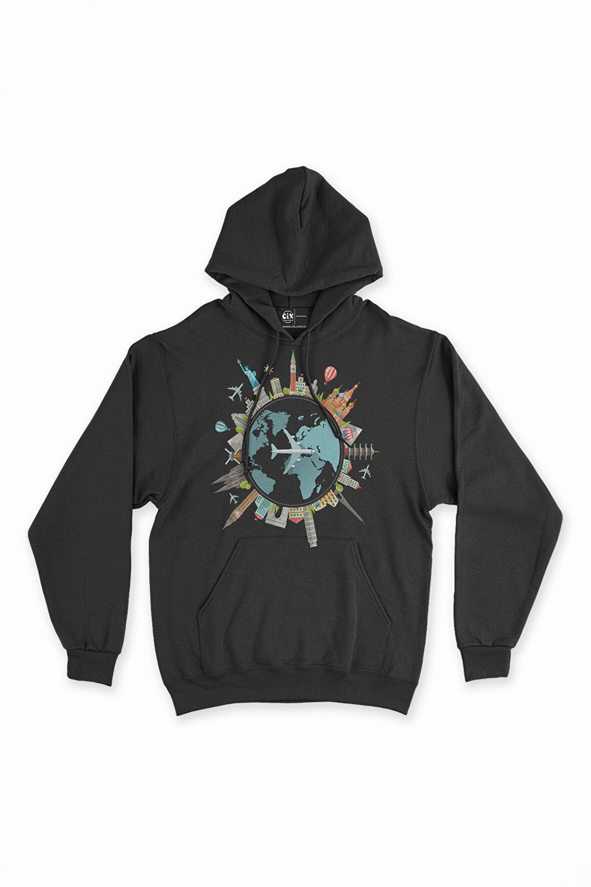 Gezgin Kapşonlu Sweatshirt Hoodie