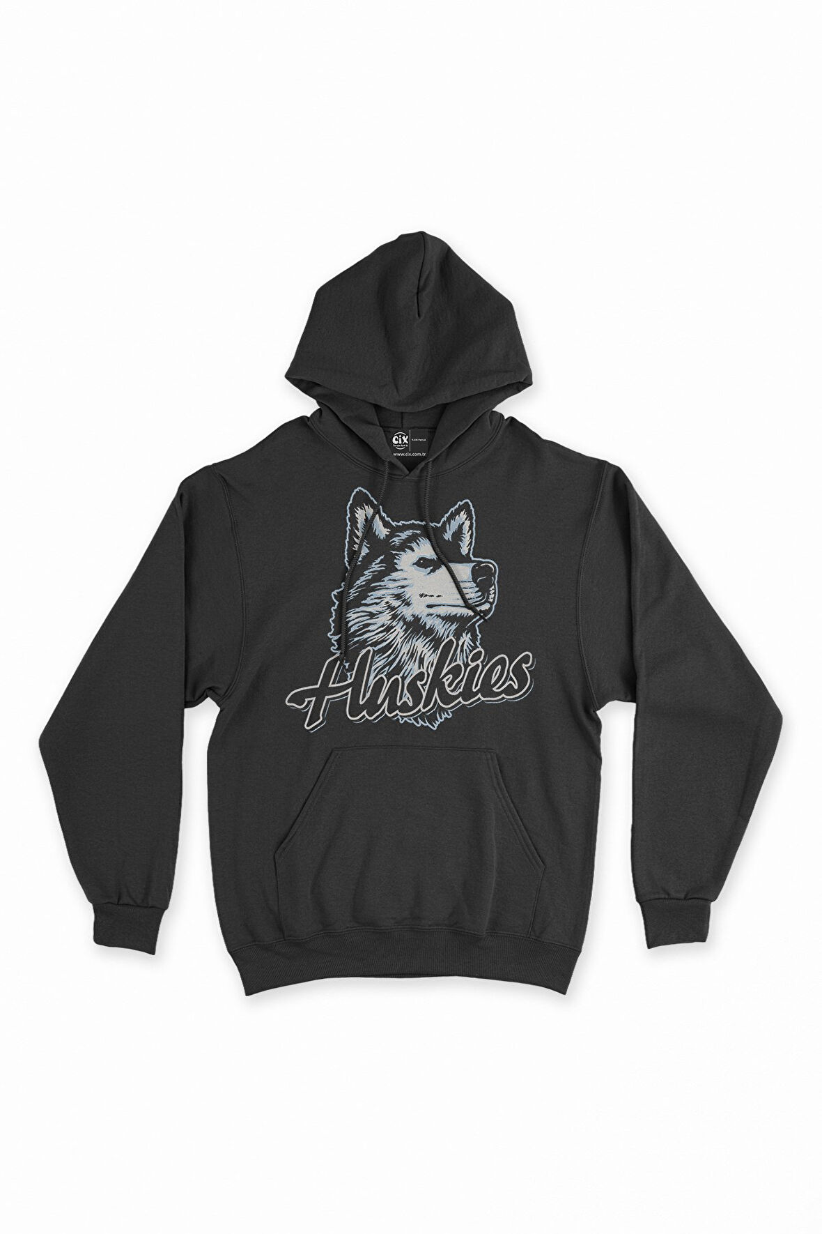 Husky Sibirya Kurdu Kapşonlu Sweatshirt Hoodie