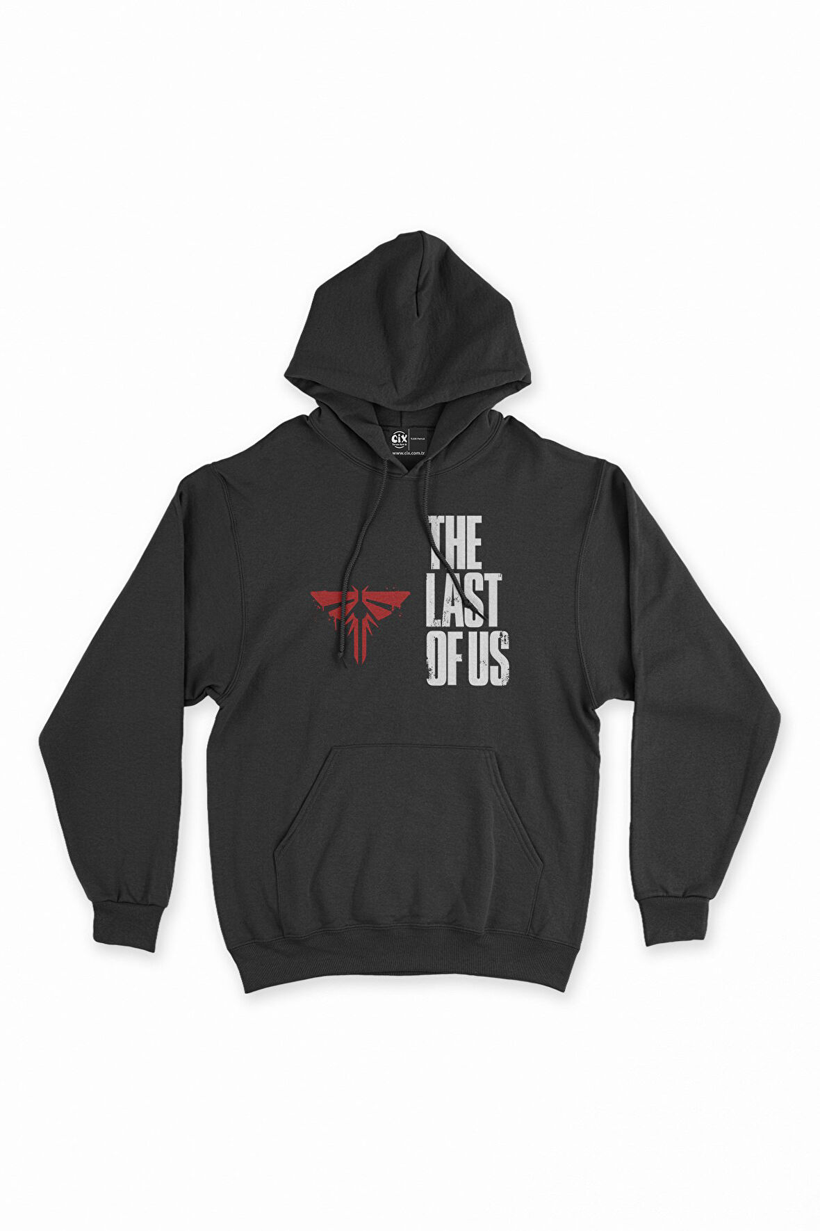 The Last Of Us Siyah Kapşonlu Sweatshirt Hoodie