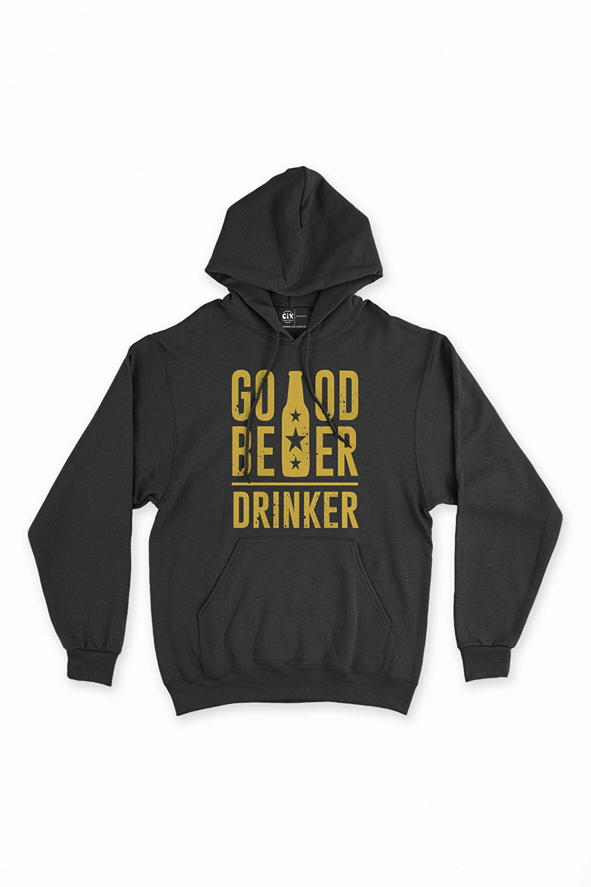 Good Beer Drinker Siyah Kapşonlu Sweatshirt Hoodie