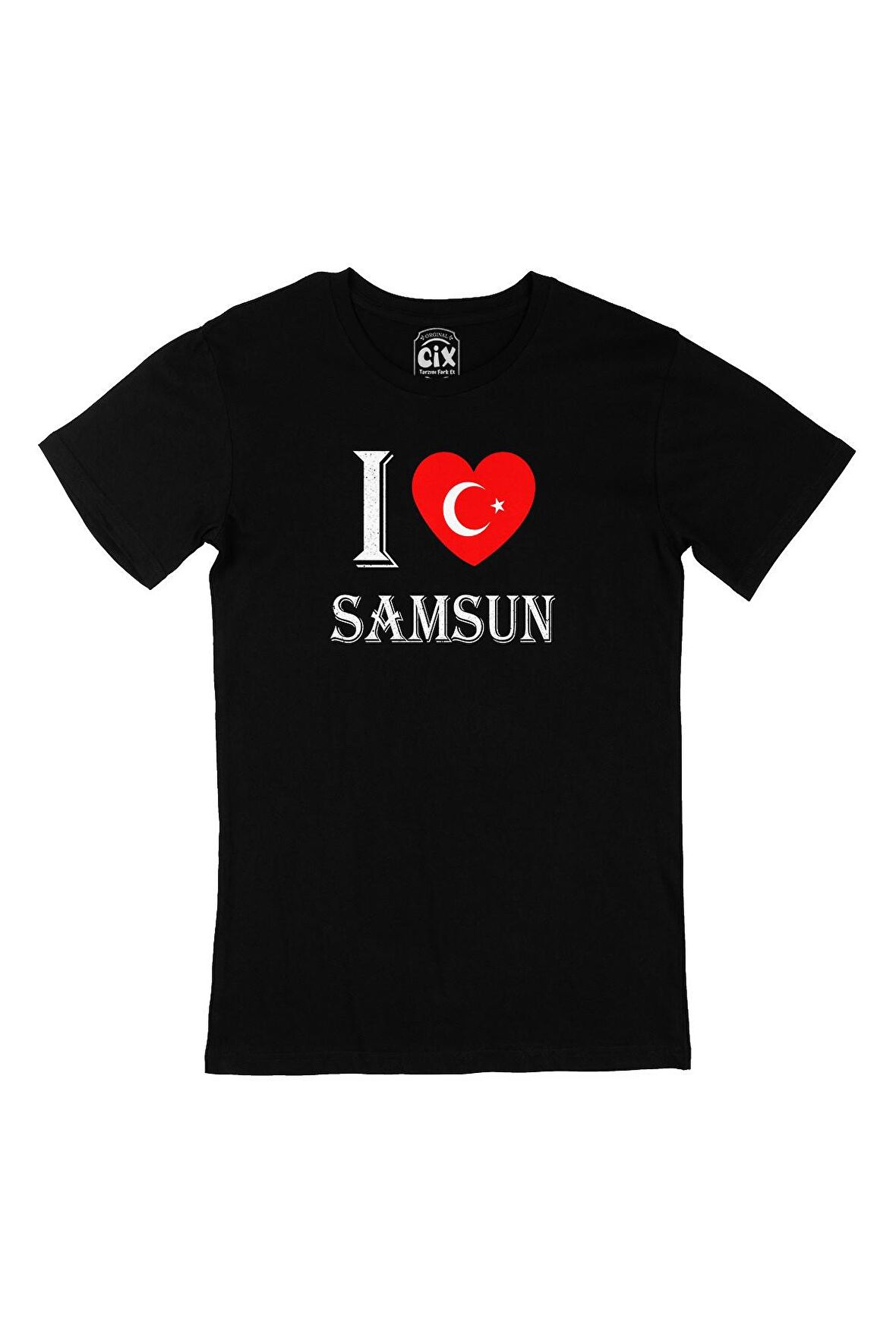 I Love Samsun Siyah Tişört