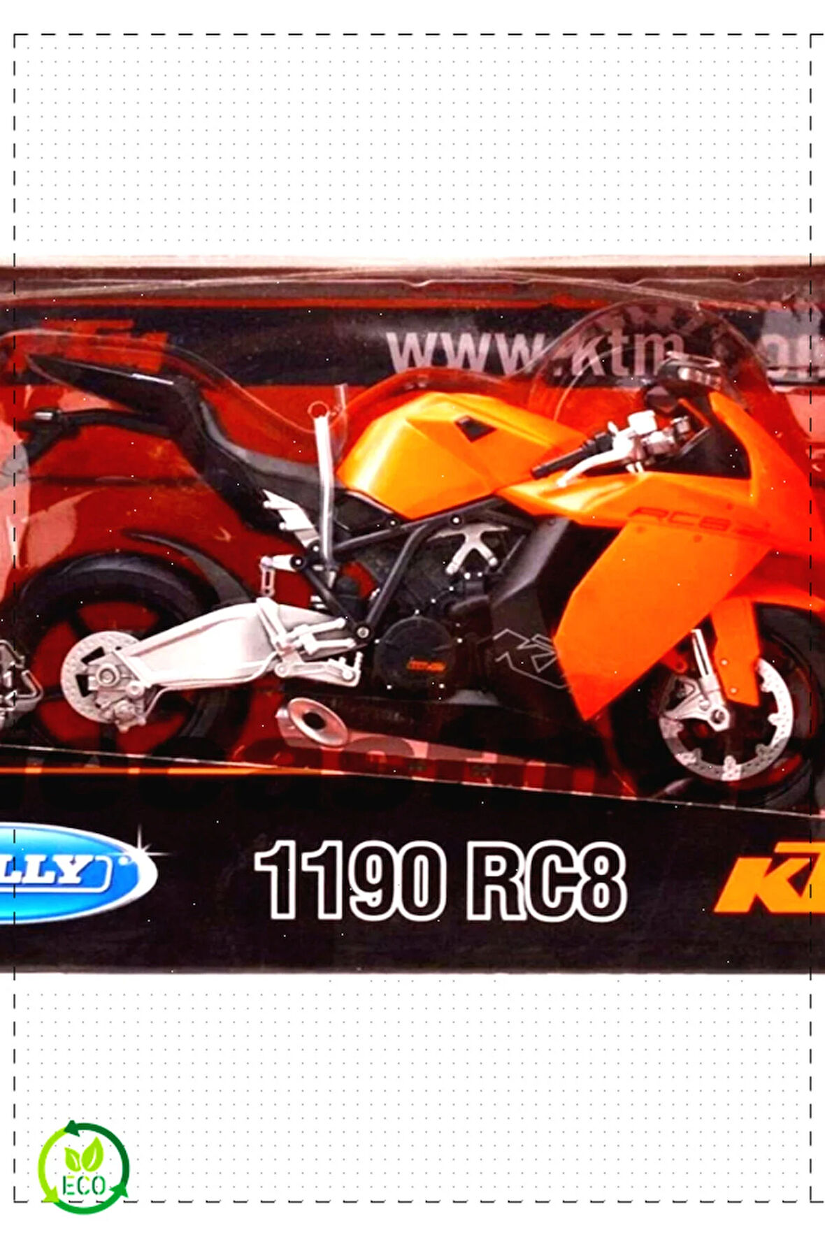 1 Adet 1:10 1190 RC8 Model Motosiklet Kız Oyuncakları Erkek Cocuk Egitici Montessori Oyuncaklar