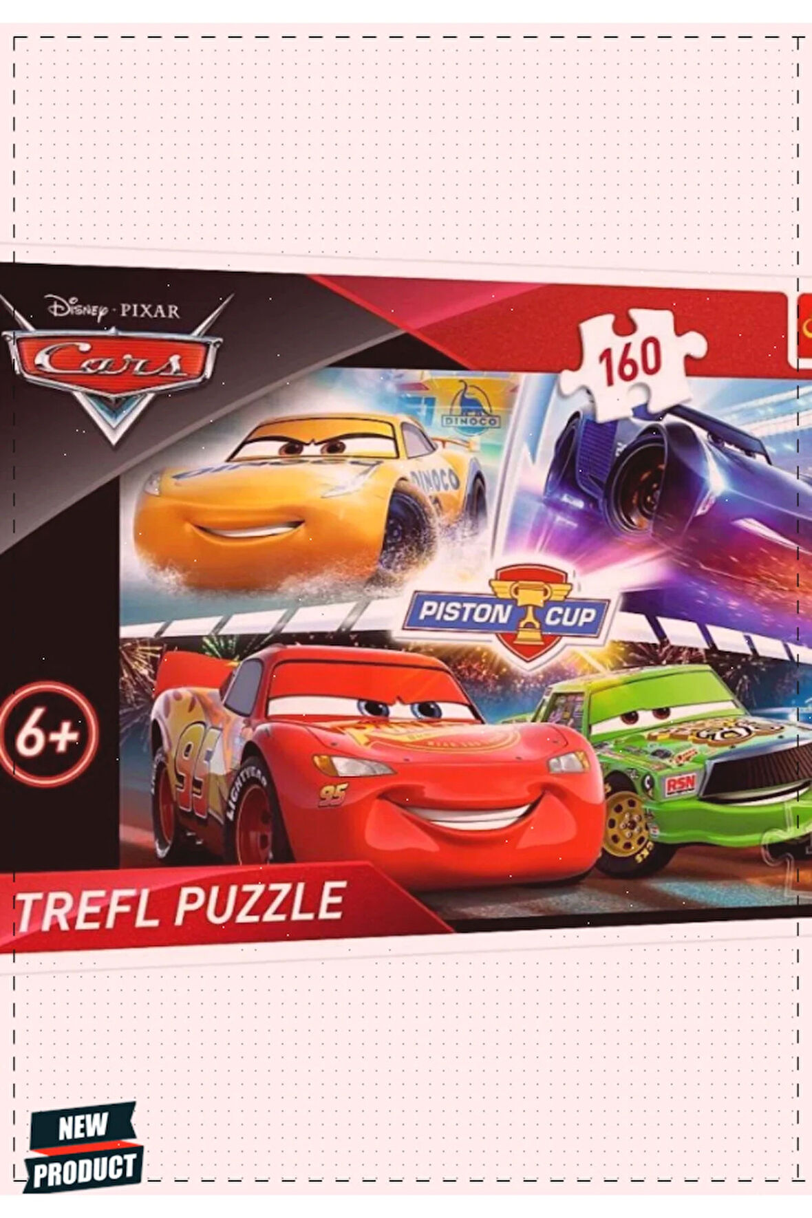 1 Adet PUZZLE-15356 Disney Cars 3 160 Parça Puzzle Kız Cocuk Erkek Cocuk Egitici Montessori Oyuncak