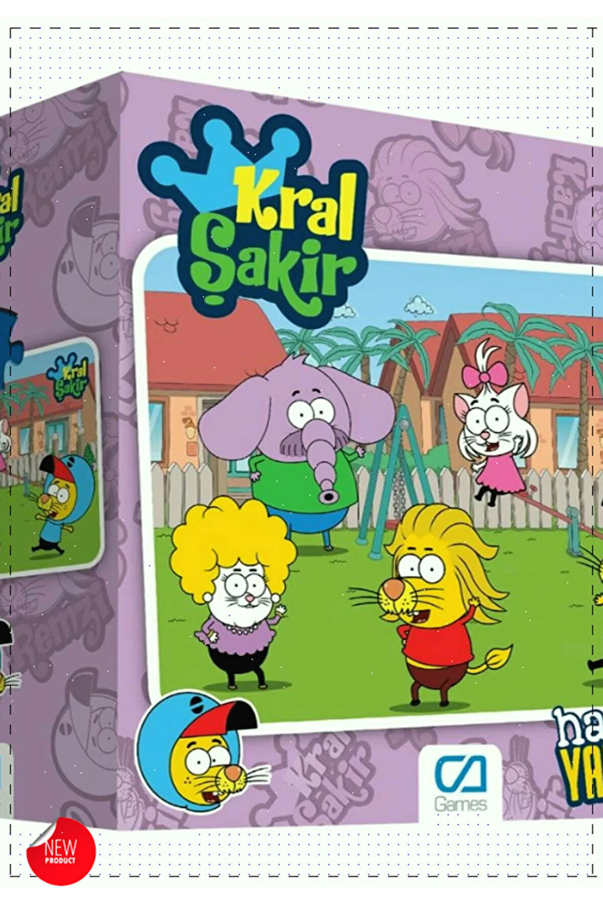 1 Adet Kral Şakir 24 Parça Yer Puzzle Kız Erkek Oyuncakları Cocuk Egitici Montessori Oyuncaklar