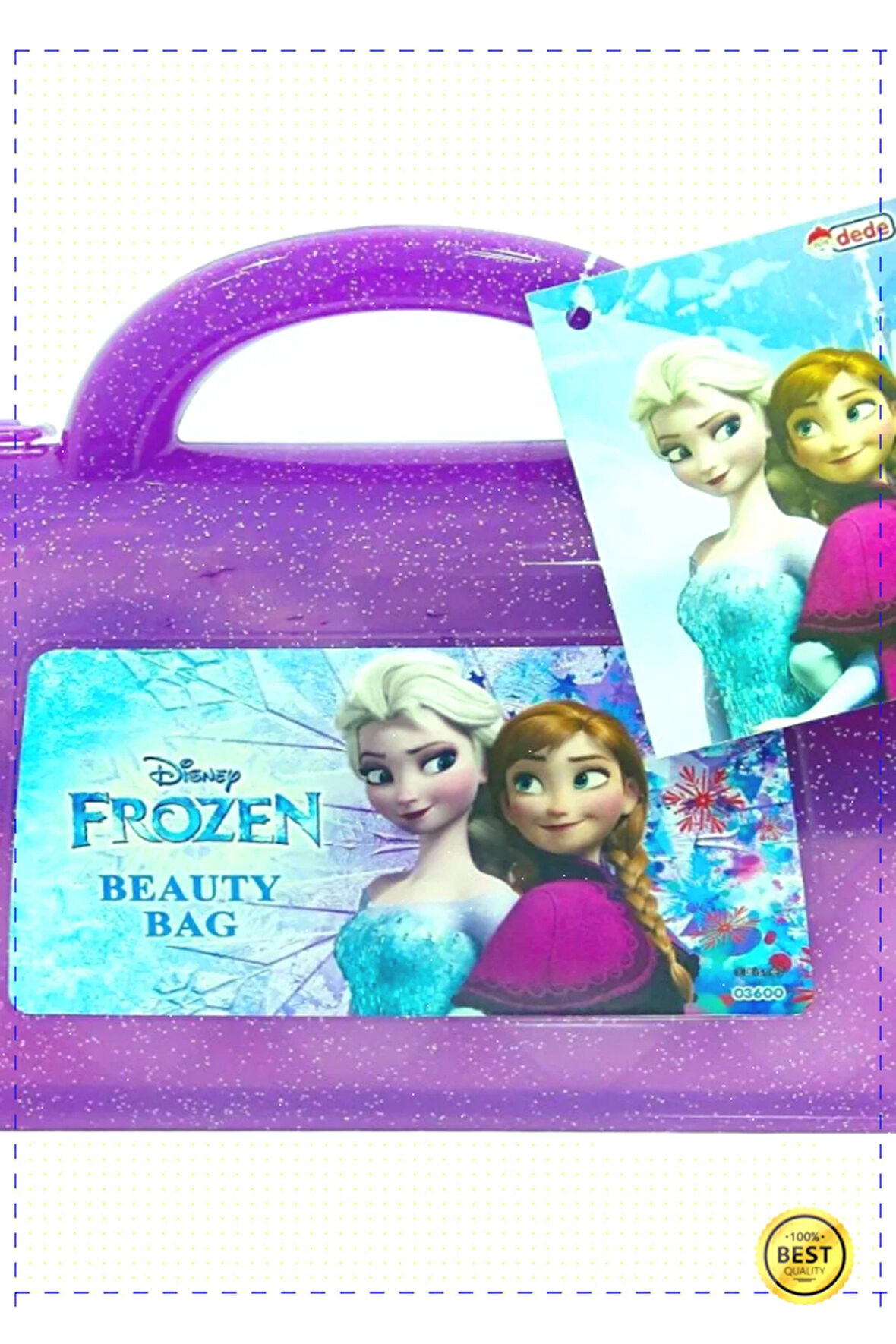 1 Adet Dede Frozen Çantalı Güzellik Seti Egitici Kız Erkek Cocuk Oyuncak Montessori Oyuncaklar