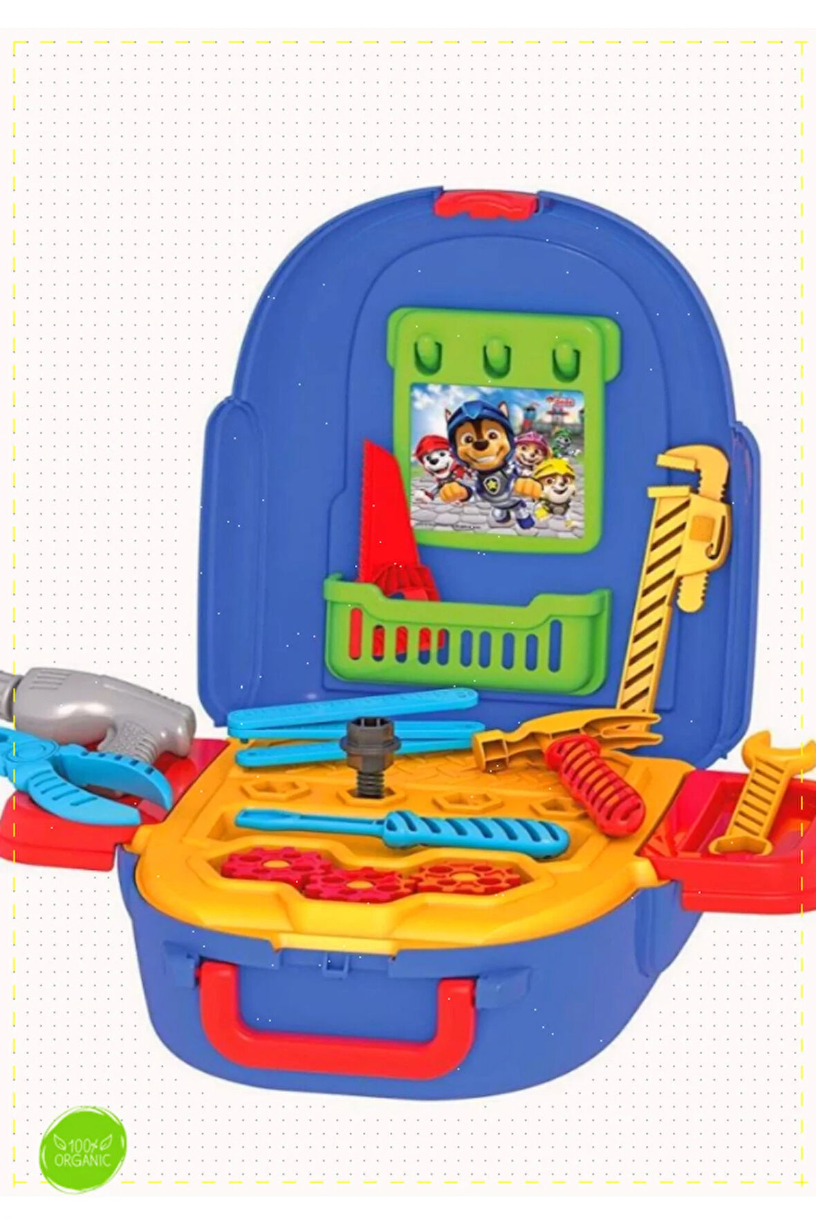 1 Adet Patrol Tamir Seti Sırt Çantası -Fentoys Kız Oyuncakları Erkek Cocuk Egitici Montessori Oyunc