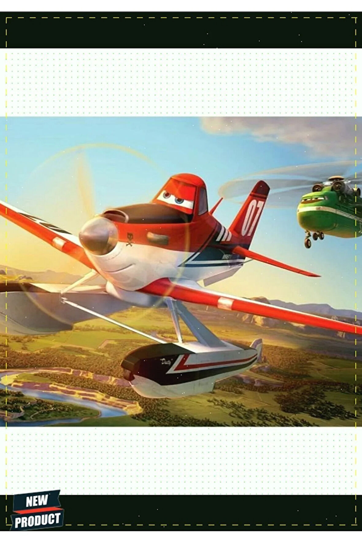 100 Parça Planes Puzzle Kız Cocuk Oyuncak Erkek Cocuk Egitici Montessori Oyuncaklar