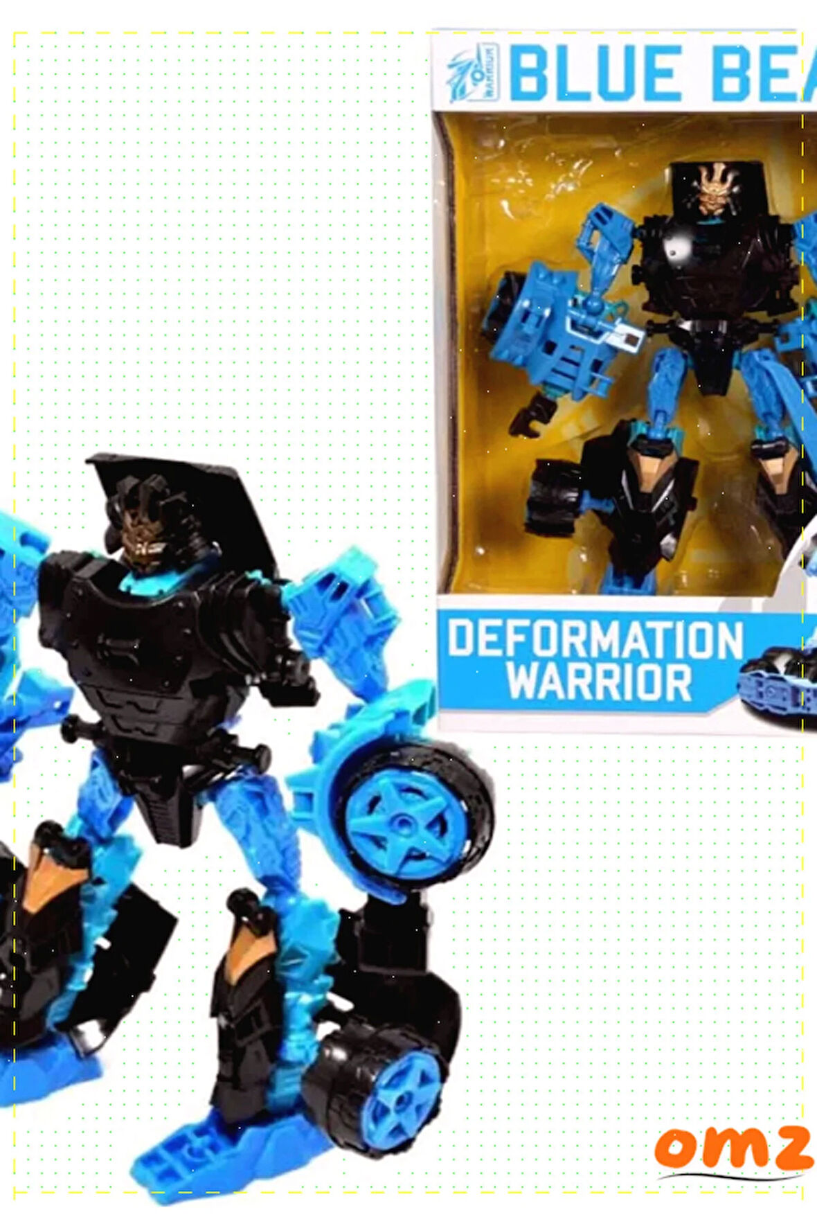 1 Adet Deformation Warrior Robota Dönüşen Araba Kız Erkek Cocuk Egitici Montessori Oyuncaklar