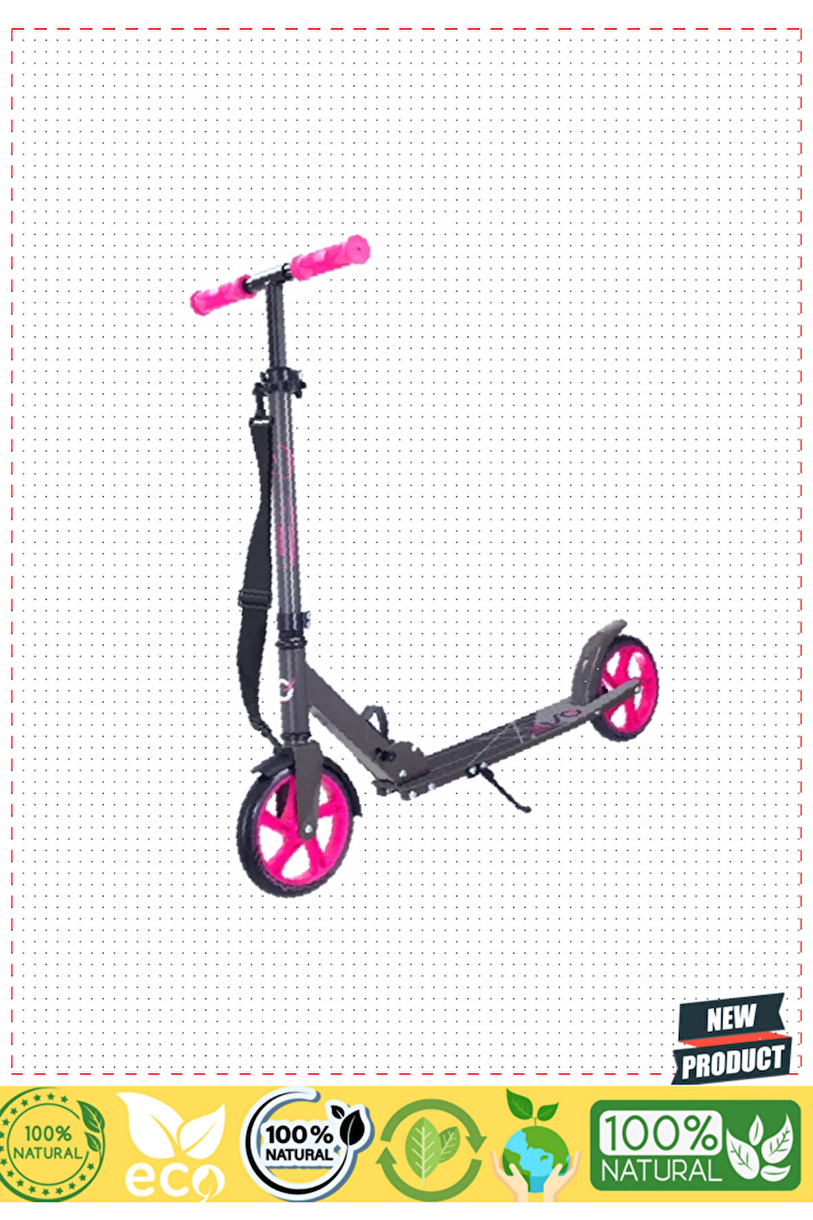 Evo Flexi Max 2 Tekerlekli Scooter Pembe Kız Erkek Çocuk Oyuncakları Eğitici Oyuncaklar
