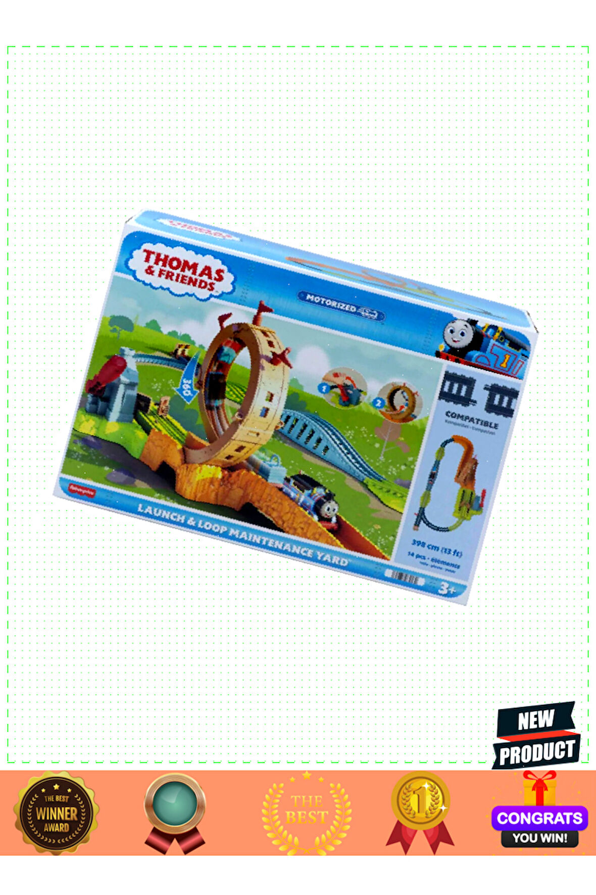 Hjl20 Thomasss Veee Arkadaşlarııı-çemberde Dönüş Eğlencesi Oyun Seti Kız Erkek Çocuk Oyuncakl