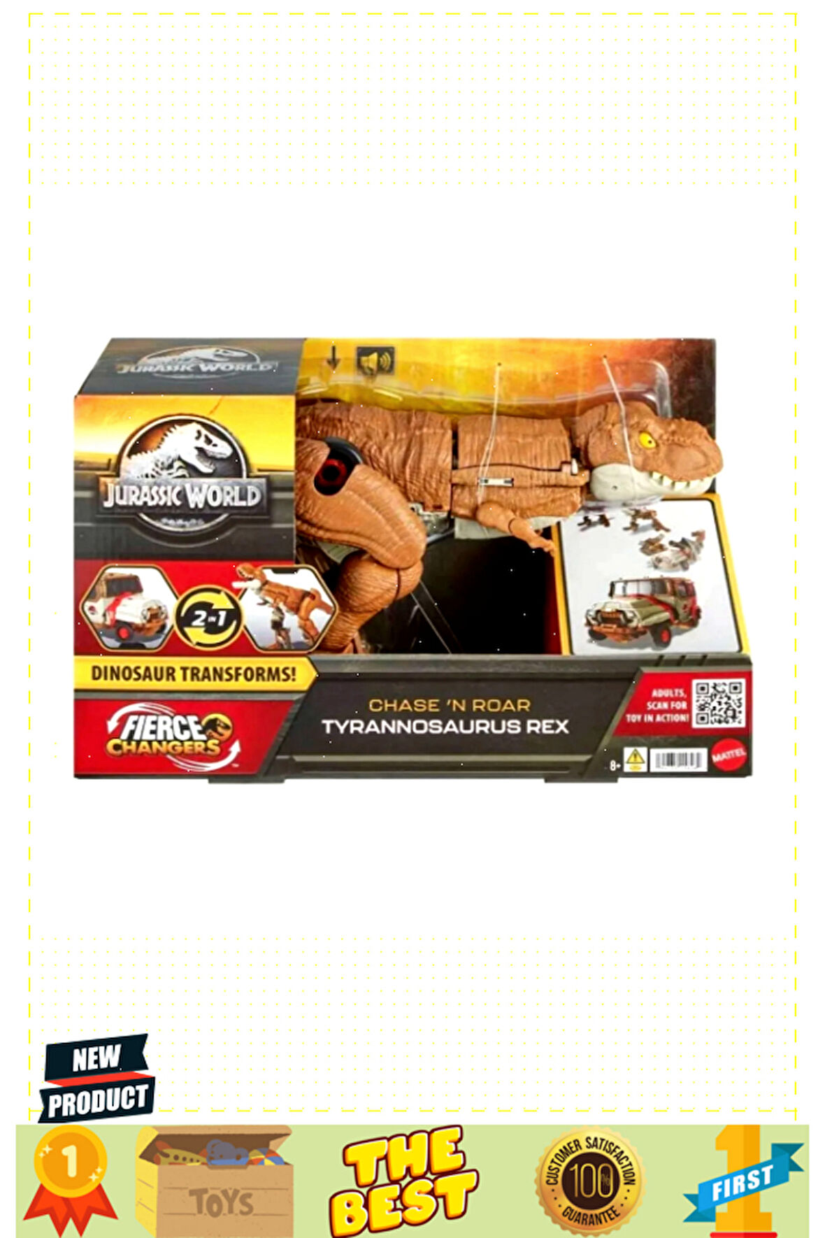 Hpd38 Jurassicc Worlddd Değişim Serisi-dönüşebilen T-rex Figürü Kız Erkek Çocuk Oyuncakları E