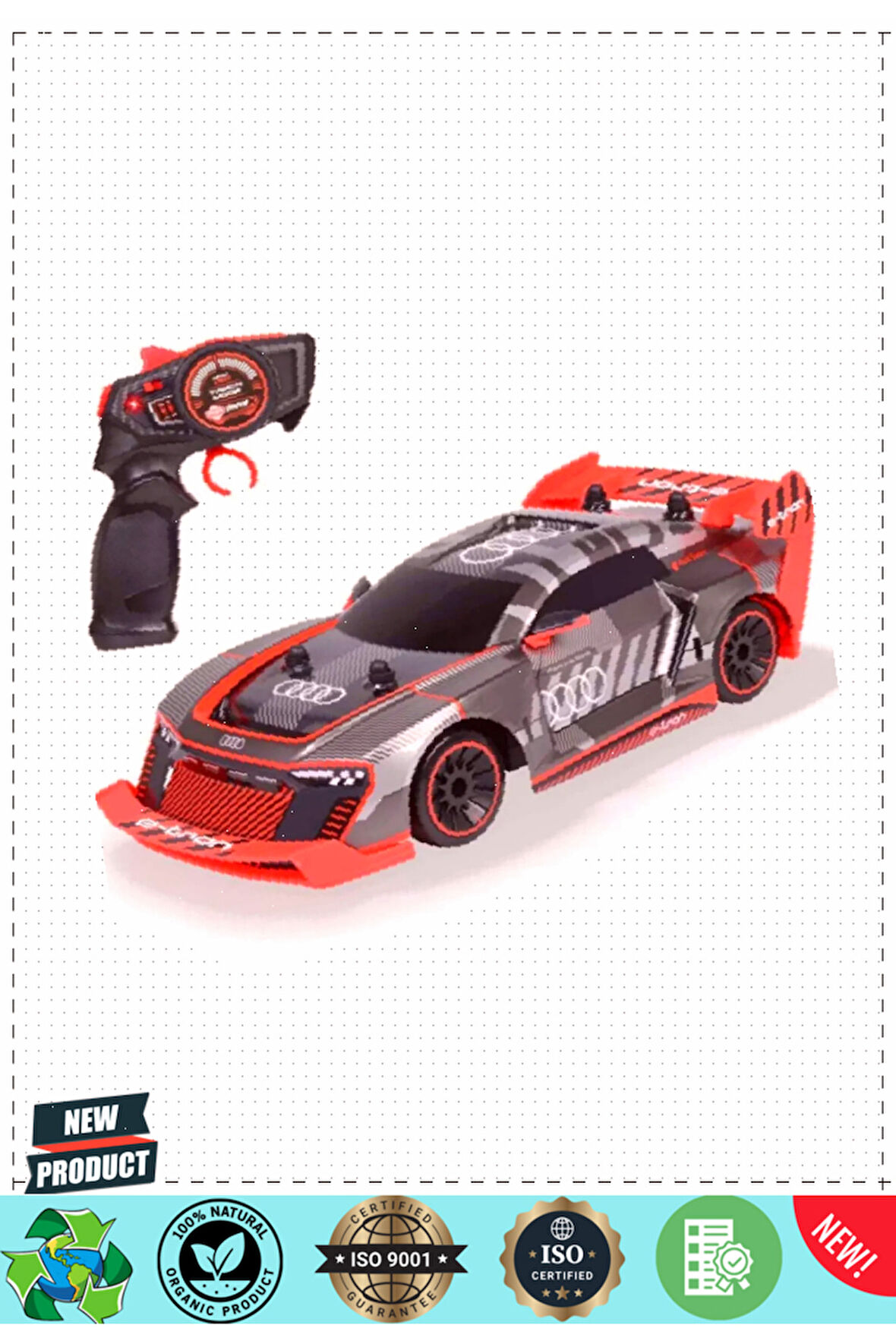 Dickie Audi S1 E-tron Quattro Drift Kumandalı Araba Kız Erkek Çocuk Oyuncakları Eğitici Oyunc