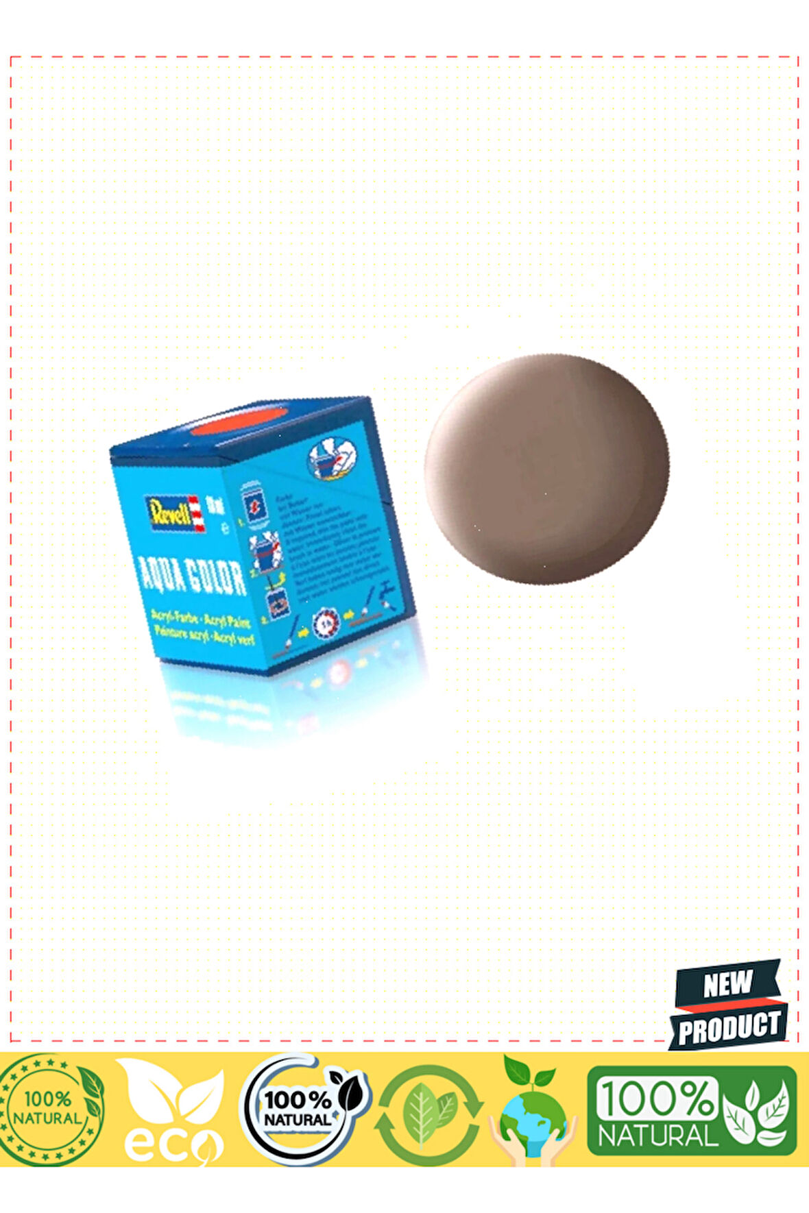 Revell 87-aqua Color Earth Brown-mat Boya- 18 ml Kız Erkek Çocuk Oyuncakları Eğitici Oyuncakl