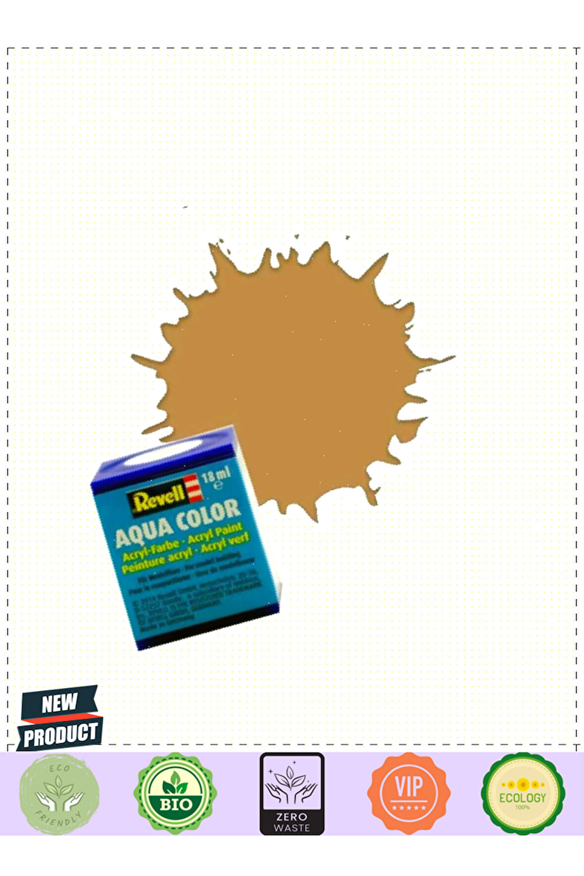 Revell 86-aqua Color Olive Brown-mat Boya- 18 ml Kız Erkek Çocuk Oyuncakları Eğitici Oyuncakl