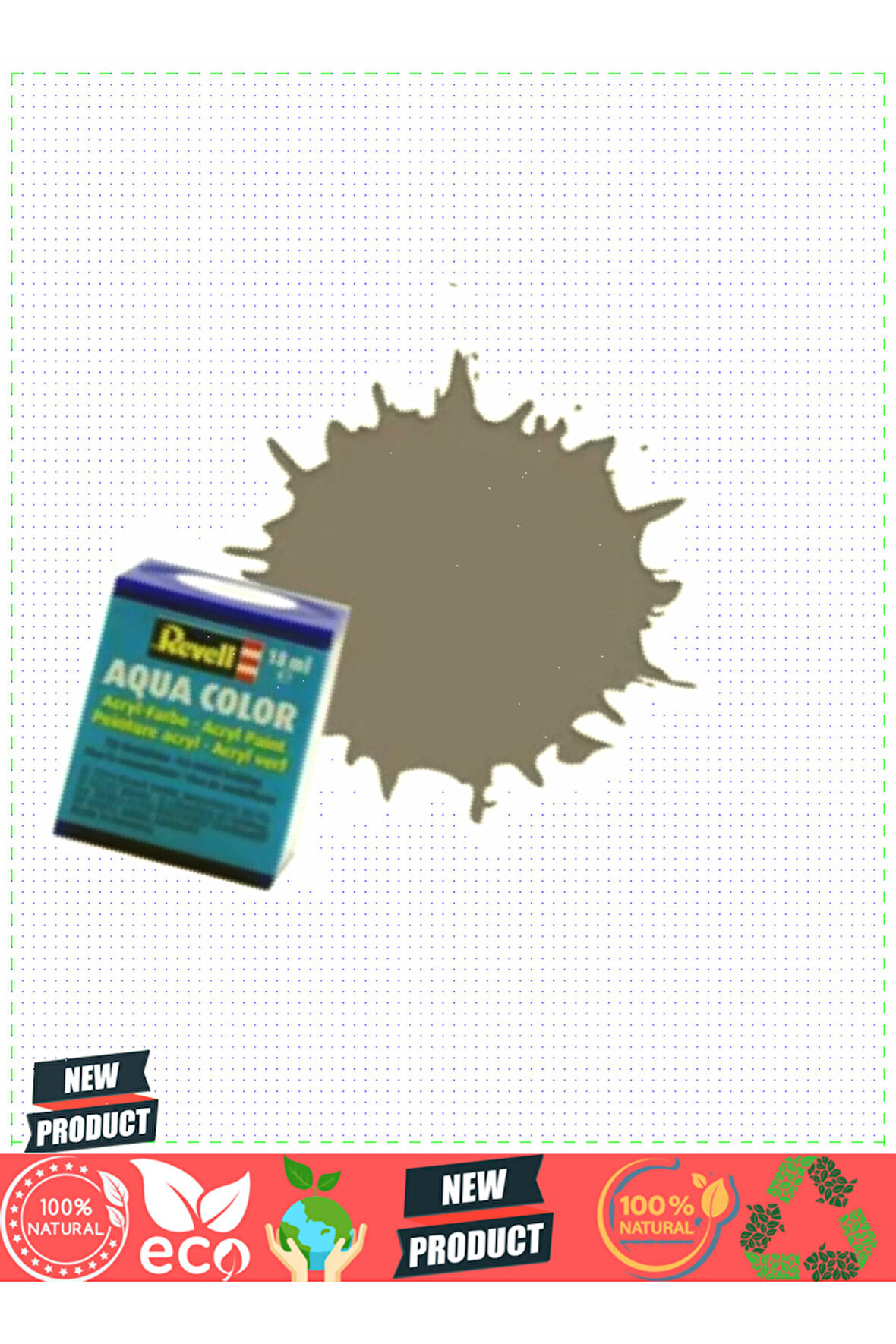 Revell 84 -aqua Color Leather Brown-mat Boya- 18 ml Kız Erkek Çocuk Oyuncakları Eğitici Oyunc