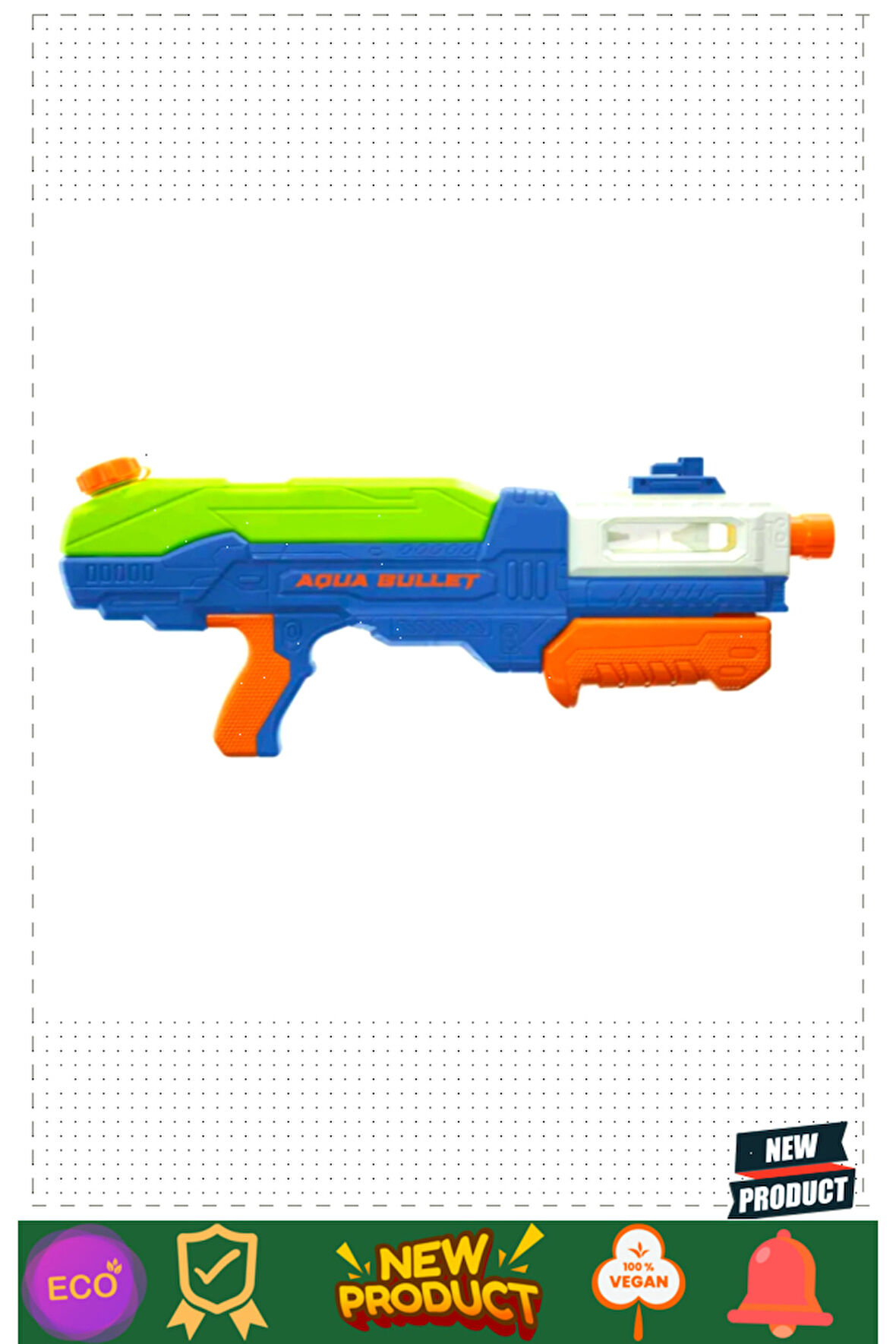 Water Warriors Aqua Bullet Su Tabancası 59Cm 2 Set Kız Erkek Çocuk Oyuncakları Eğitici Oyuncaklar